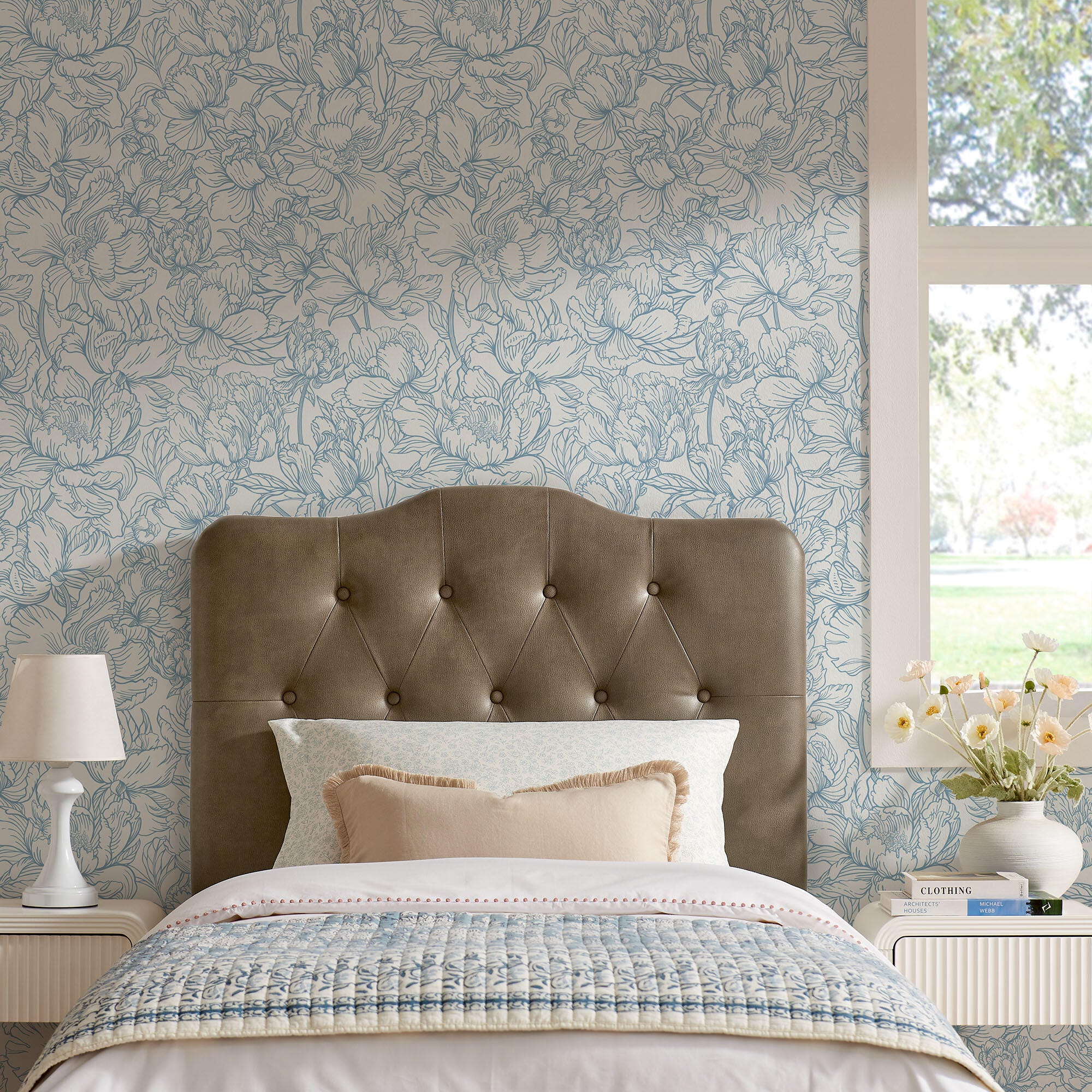 Modway Annabel Twin Headboard, Mushroom Taupe, large