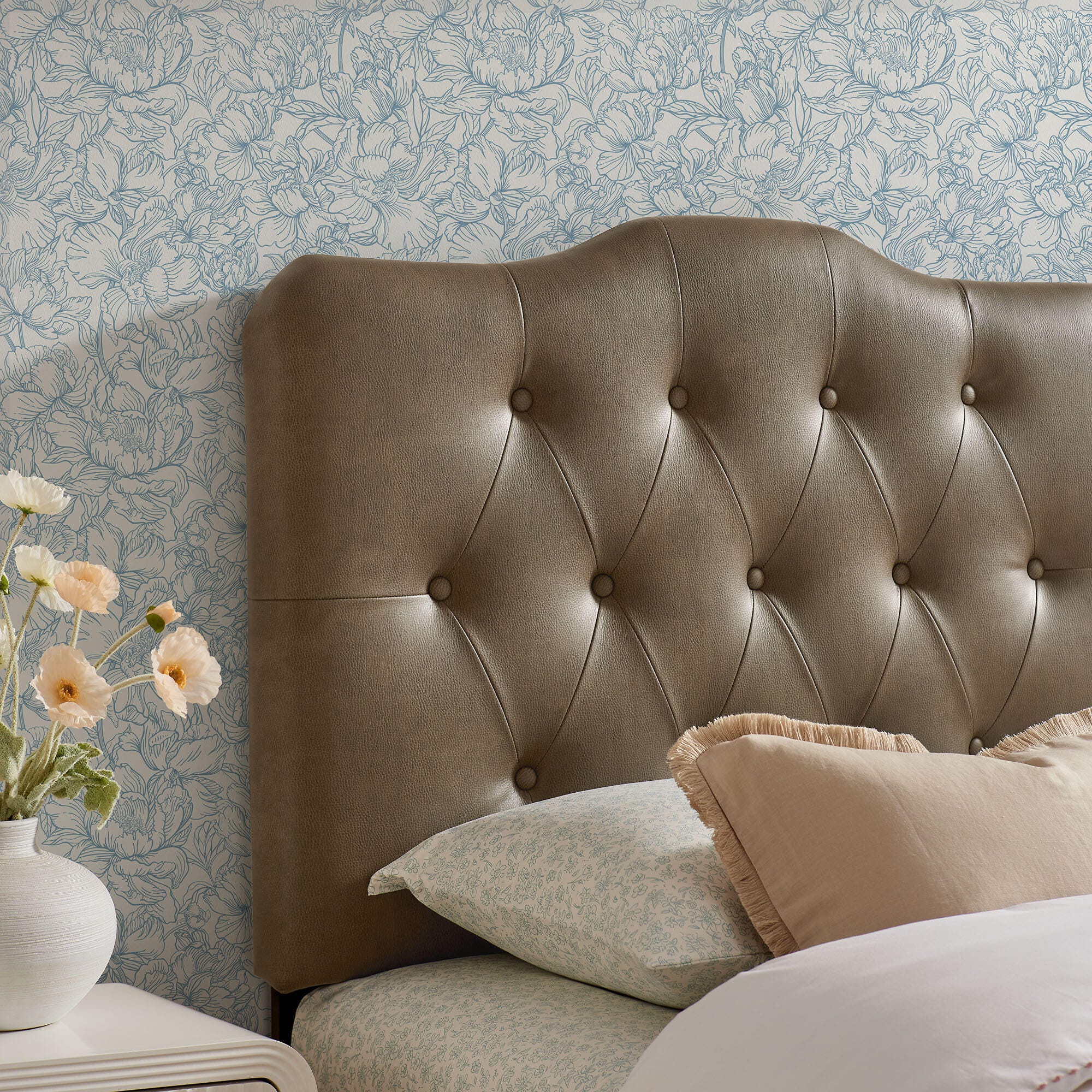 Modway Annabel Twin Headboard, Mushroom Taupe, large