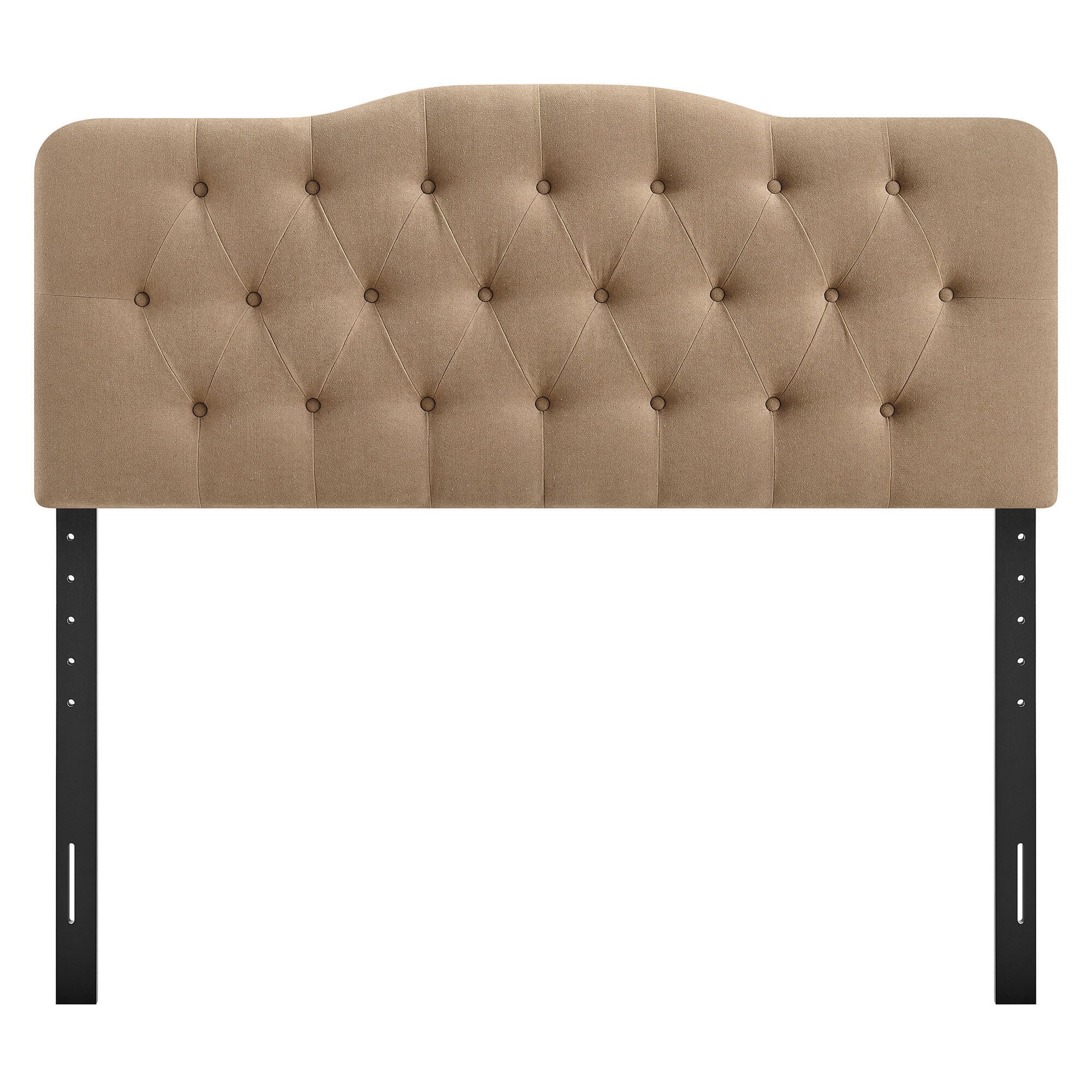 Modway Annabel Tufted Full Headboard, Almond, large