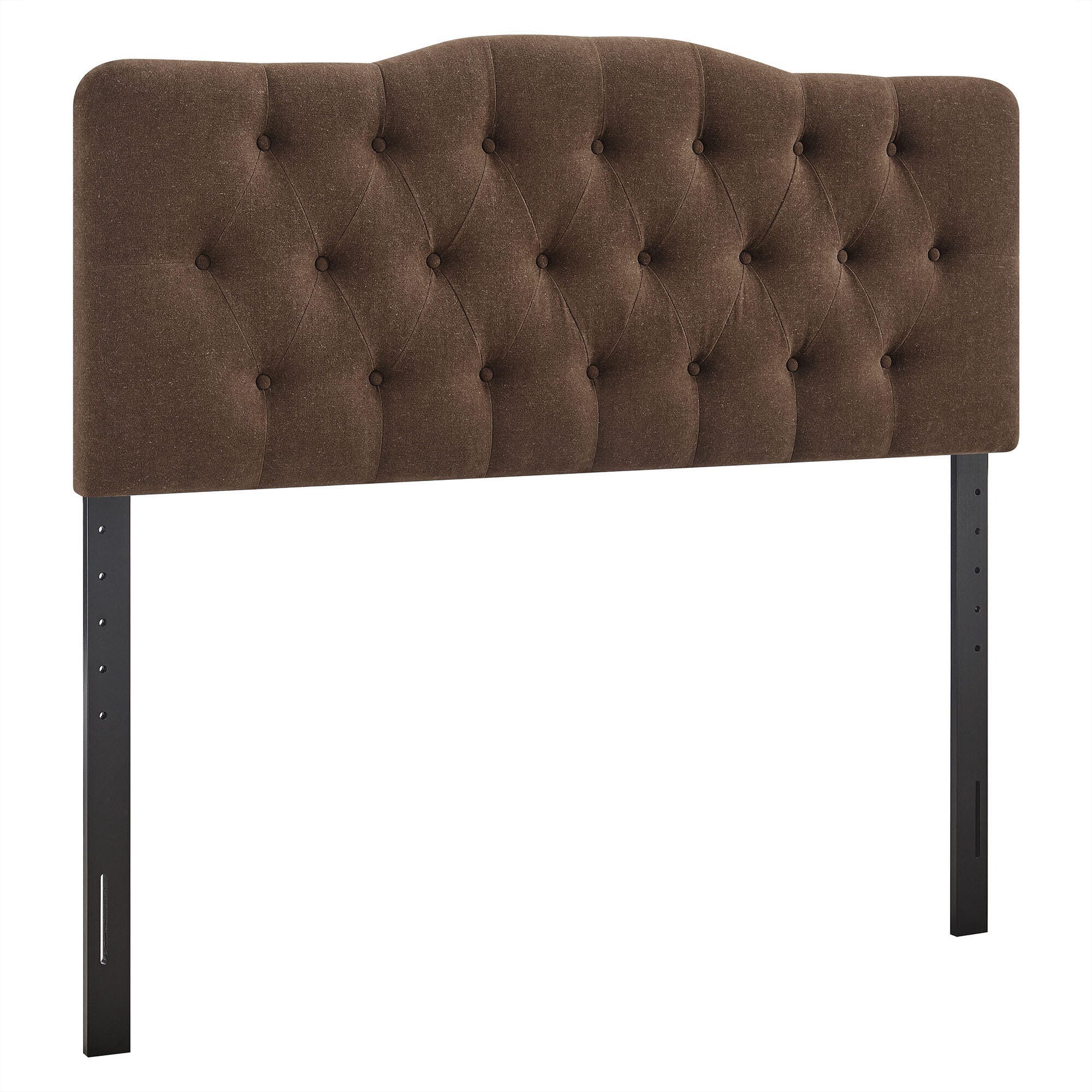 Modway Annabel Tufted Full Headboard, Cocoa, large