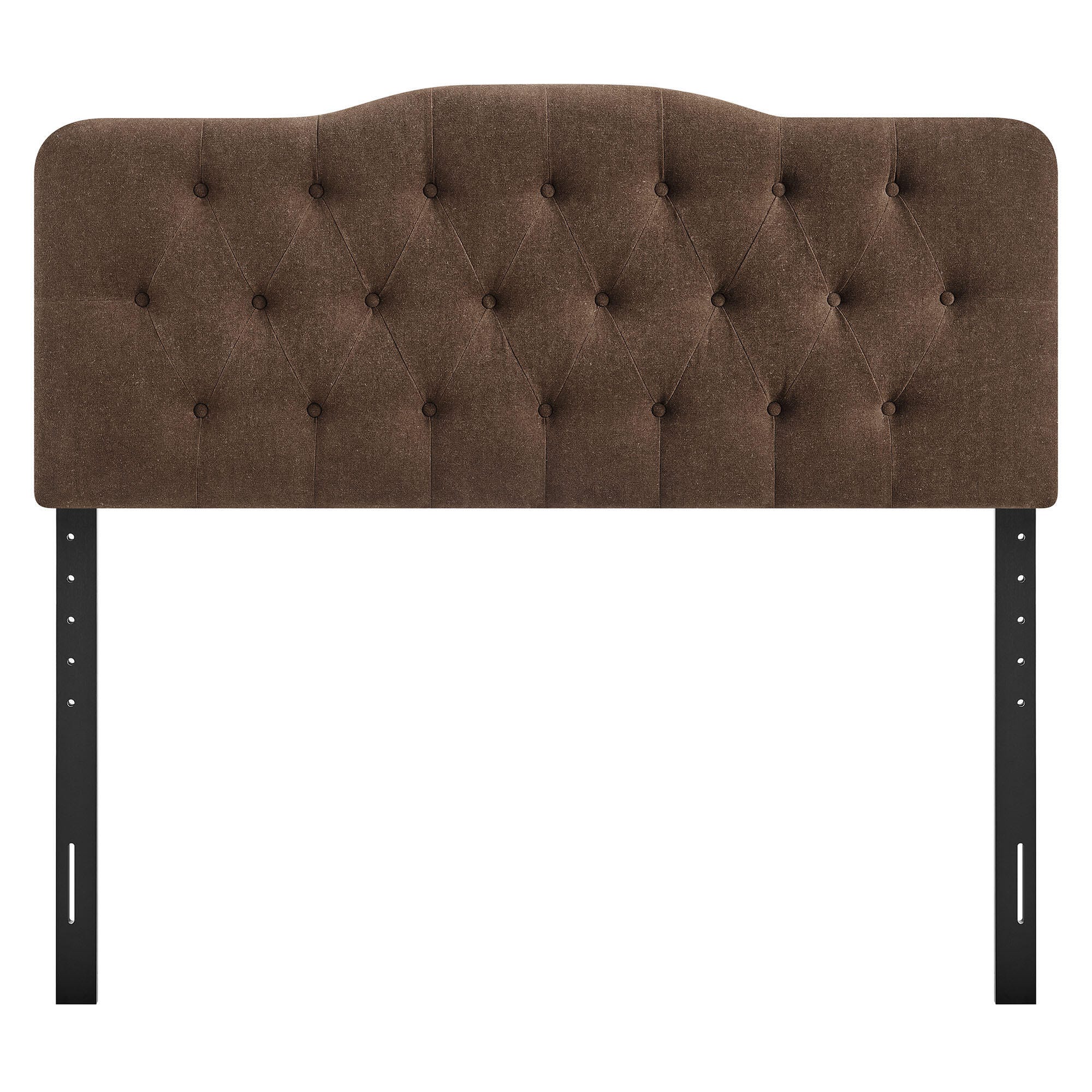 Modway Annabel Tufted Full Headboard, Cocoa, large