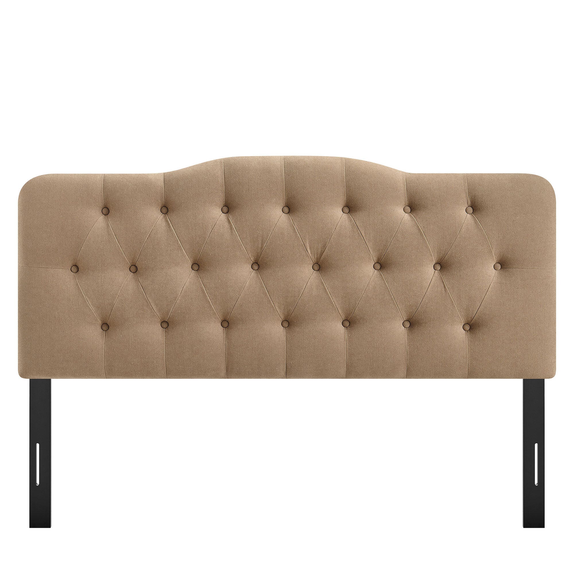 Modway Annabel Tufted King Headboard, Almond, large