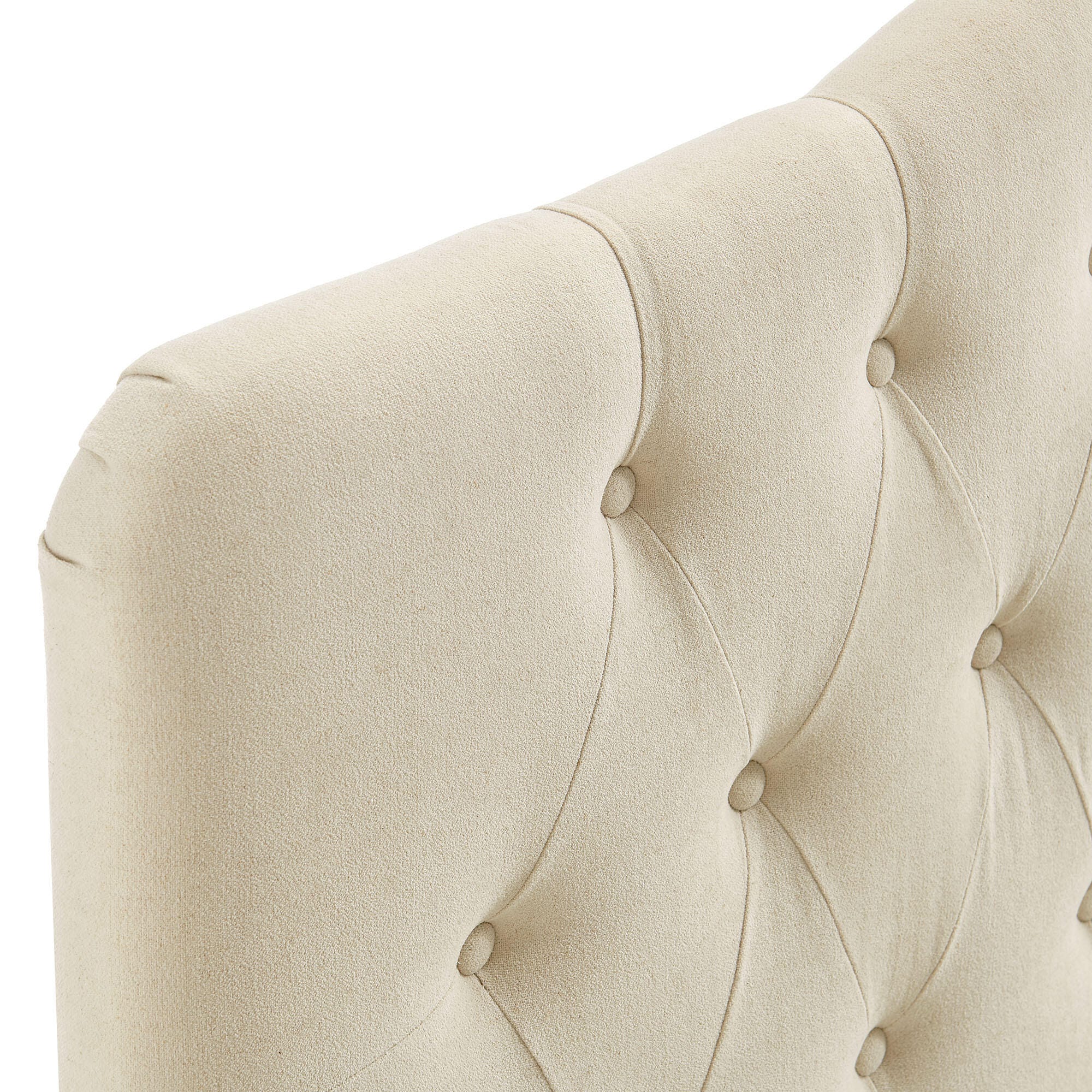 Modway Annabel Tufted Queen Headboard, Beige, large