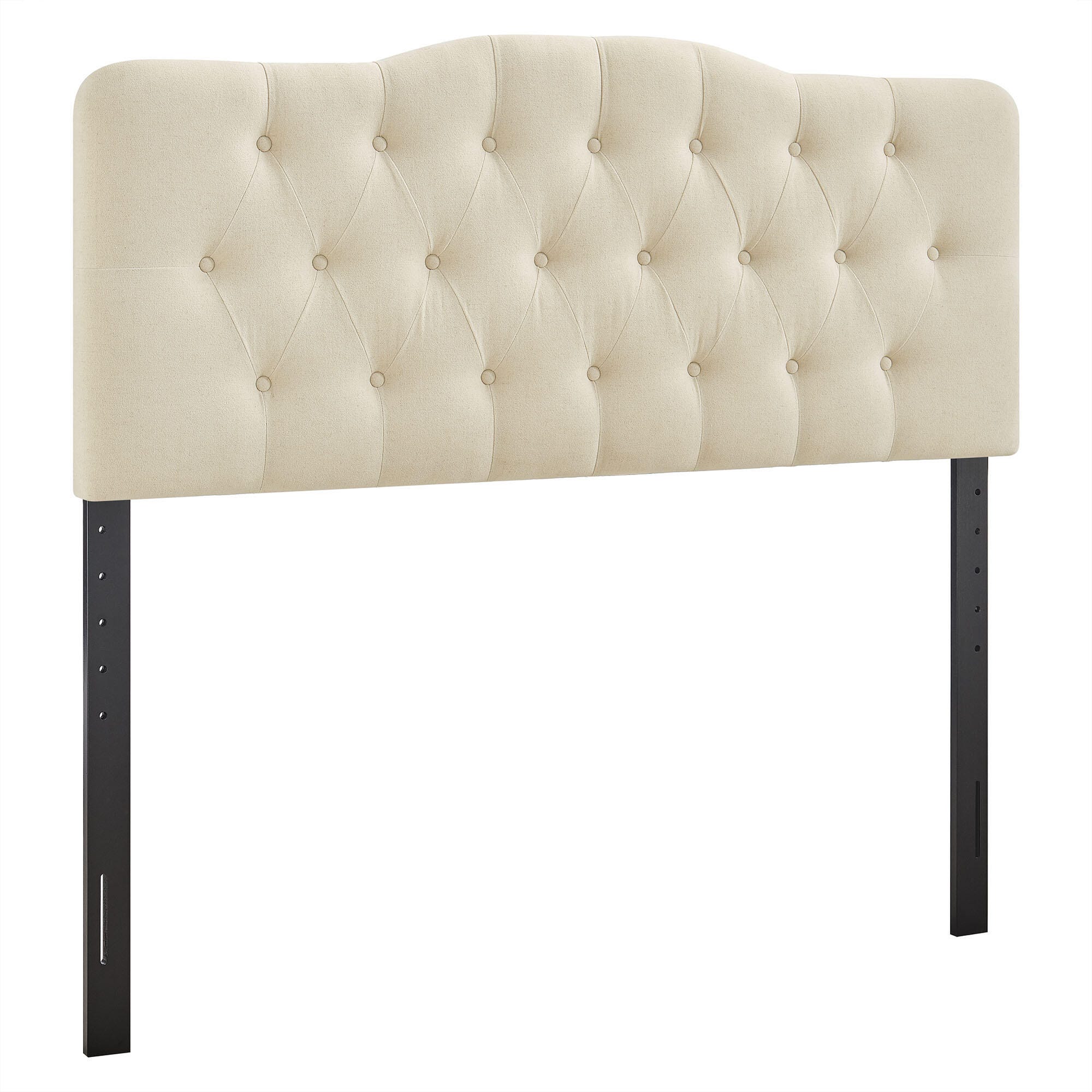 Modway Annabel Tufted Queen Headboard, Beige, large