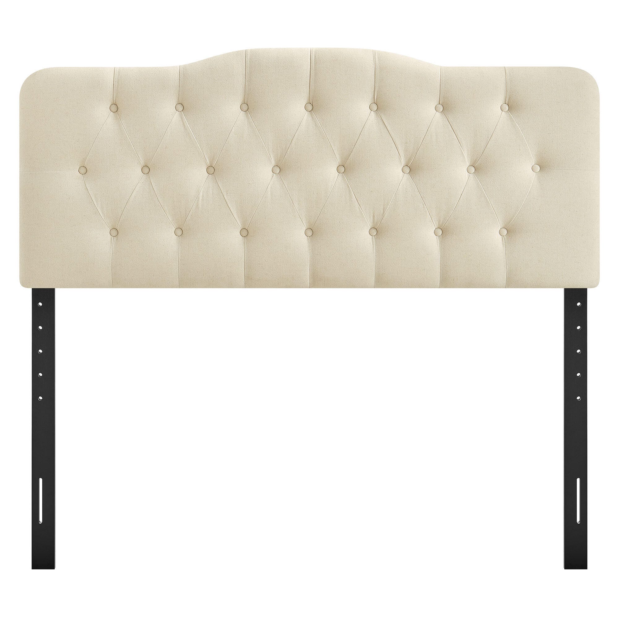 Modway Annabel Tufted Queen Headboard, Beige, large