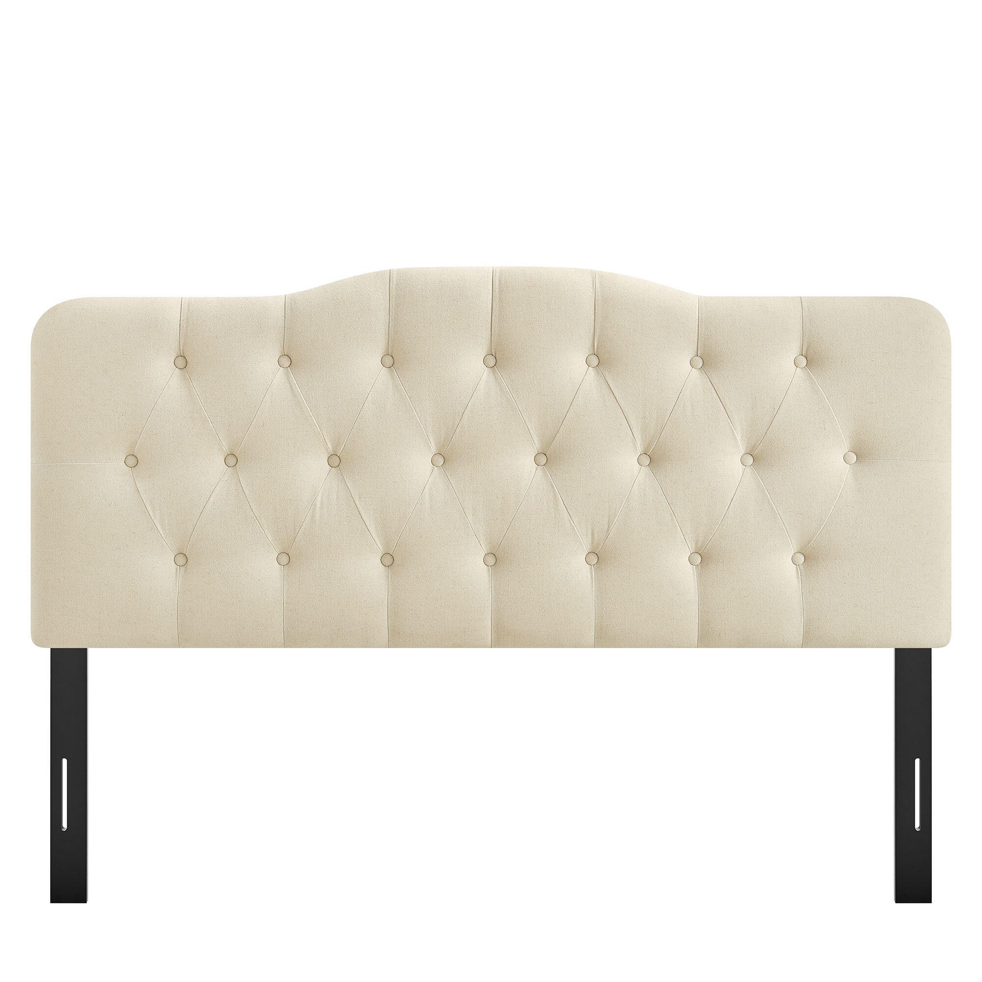 Modway Annabel Tufted Queen Headboard, Beige, large