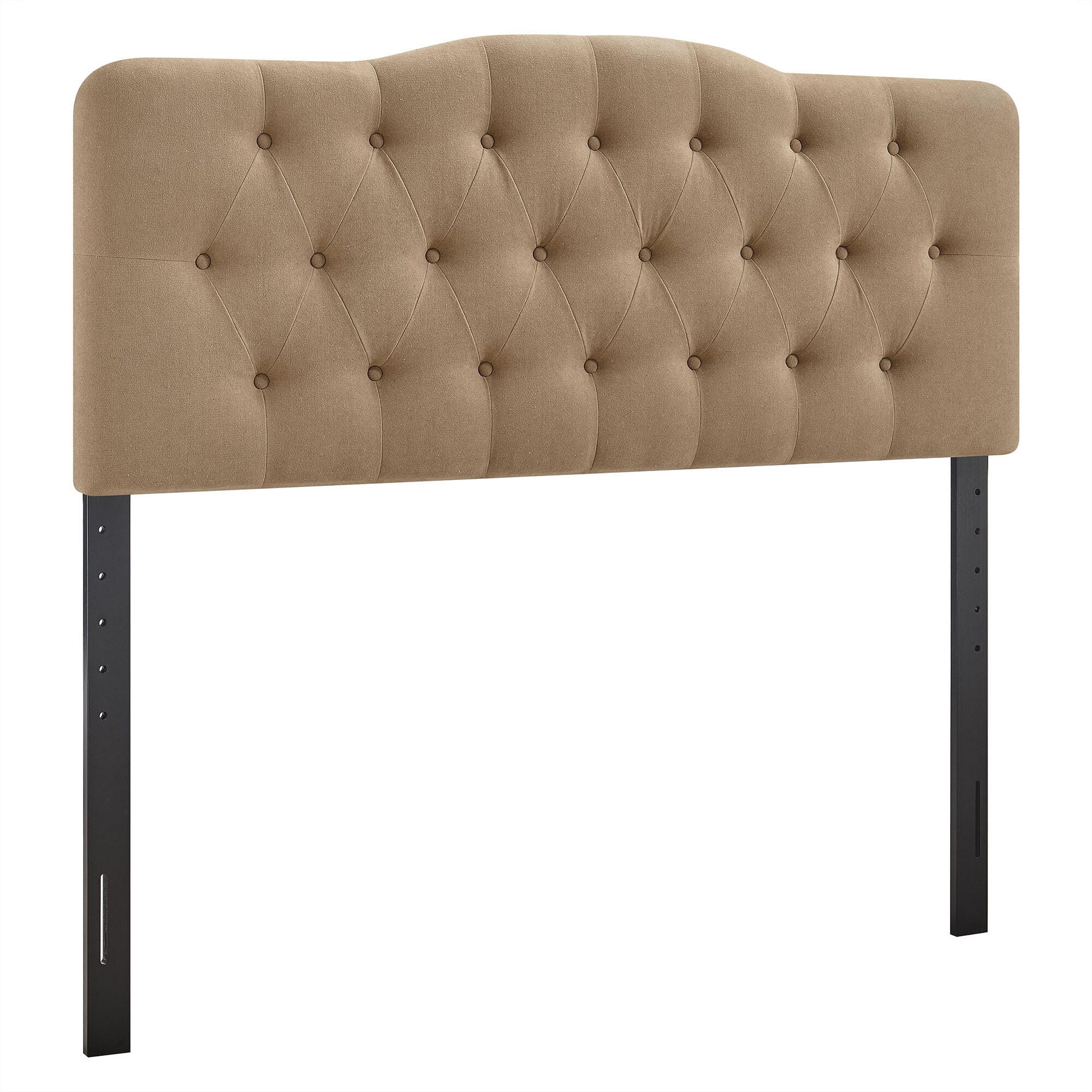 Modway Annabel Tufted Queen Headboard, Almond, large