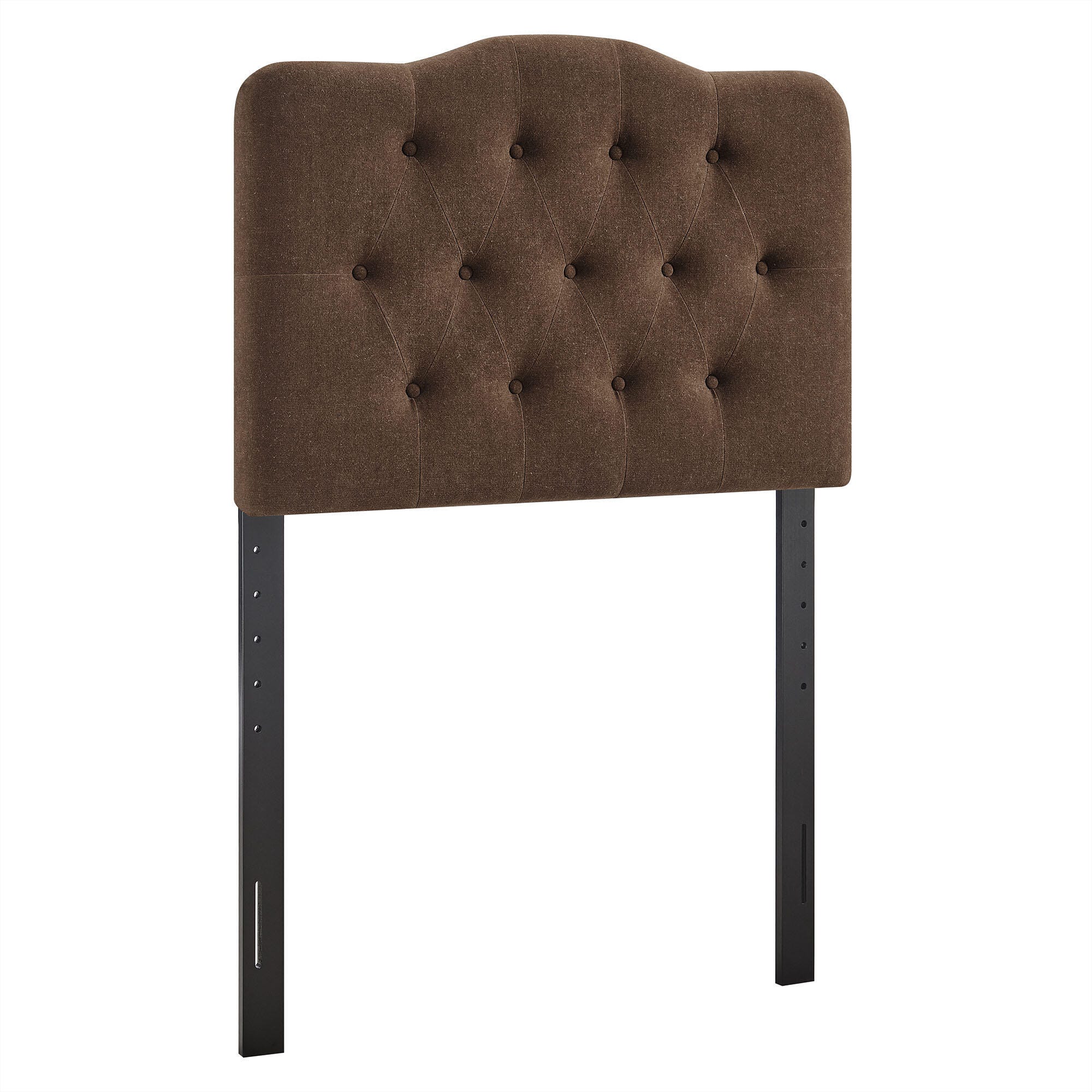Modway Annabel Tufted Twin Headboard, Cocoa, large