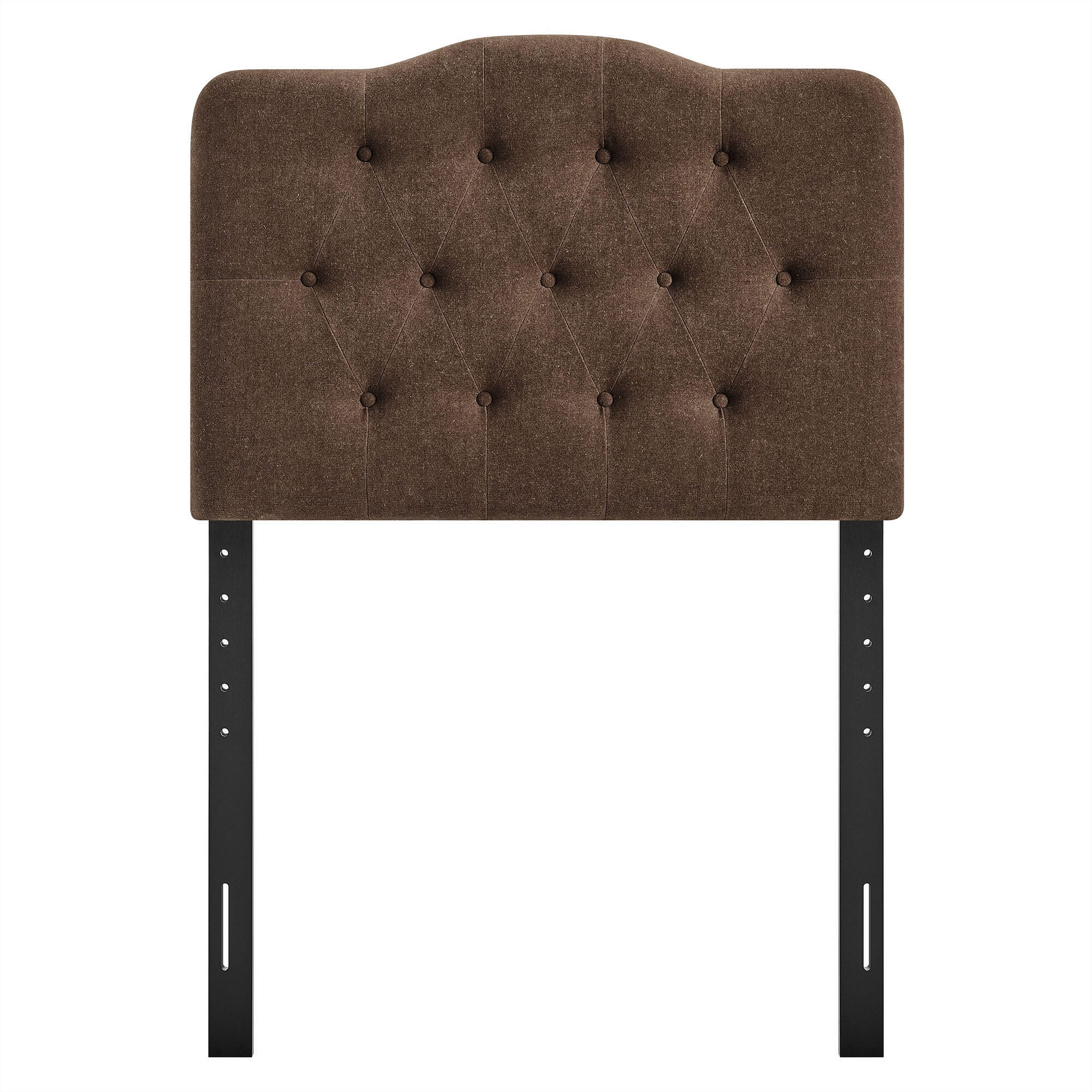 Modway Annabel Tufted Twin Headboard, Cocoa, large