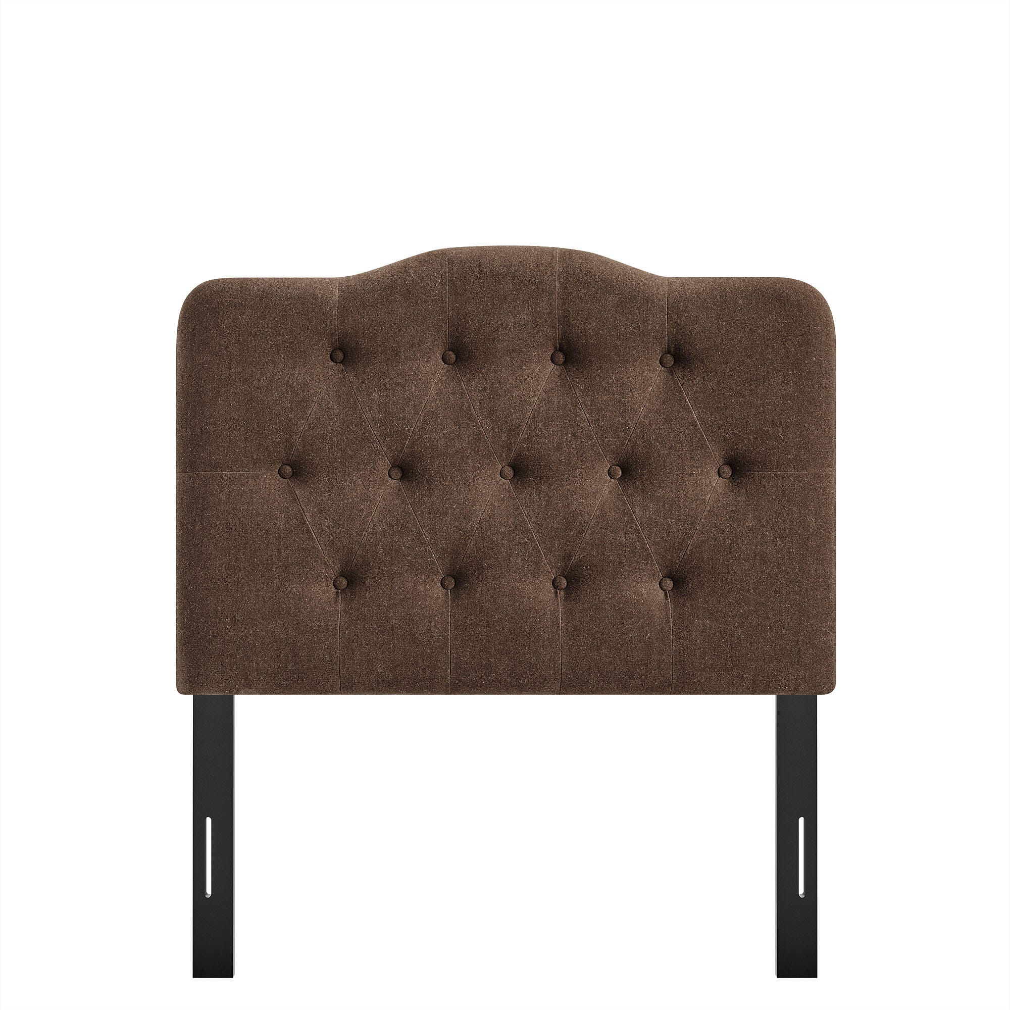Modway Annabel Tufted Twin Headboard, Cocoa, large