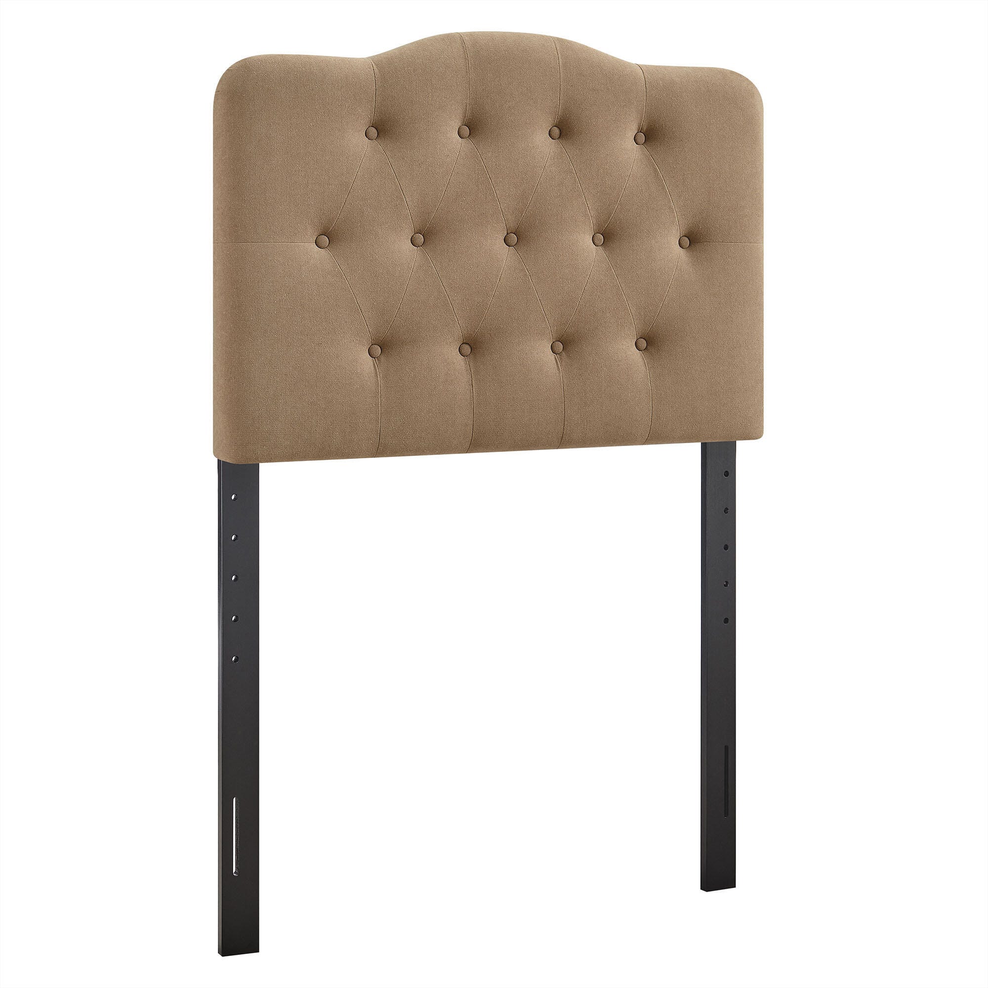 Modway Annabel Tufted Twin Headboard, Almond, large