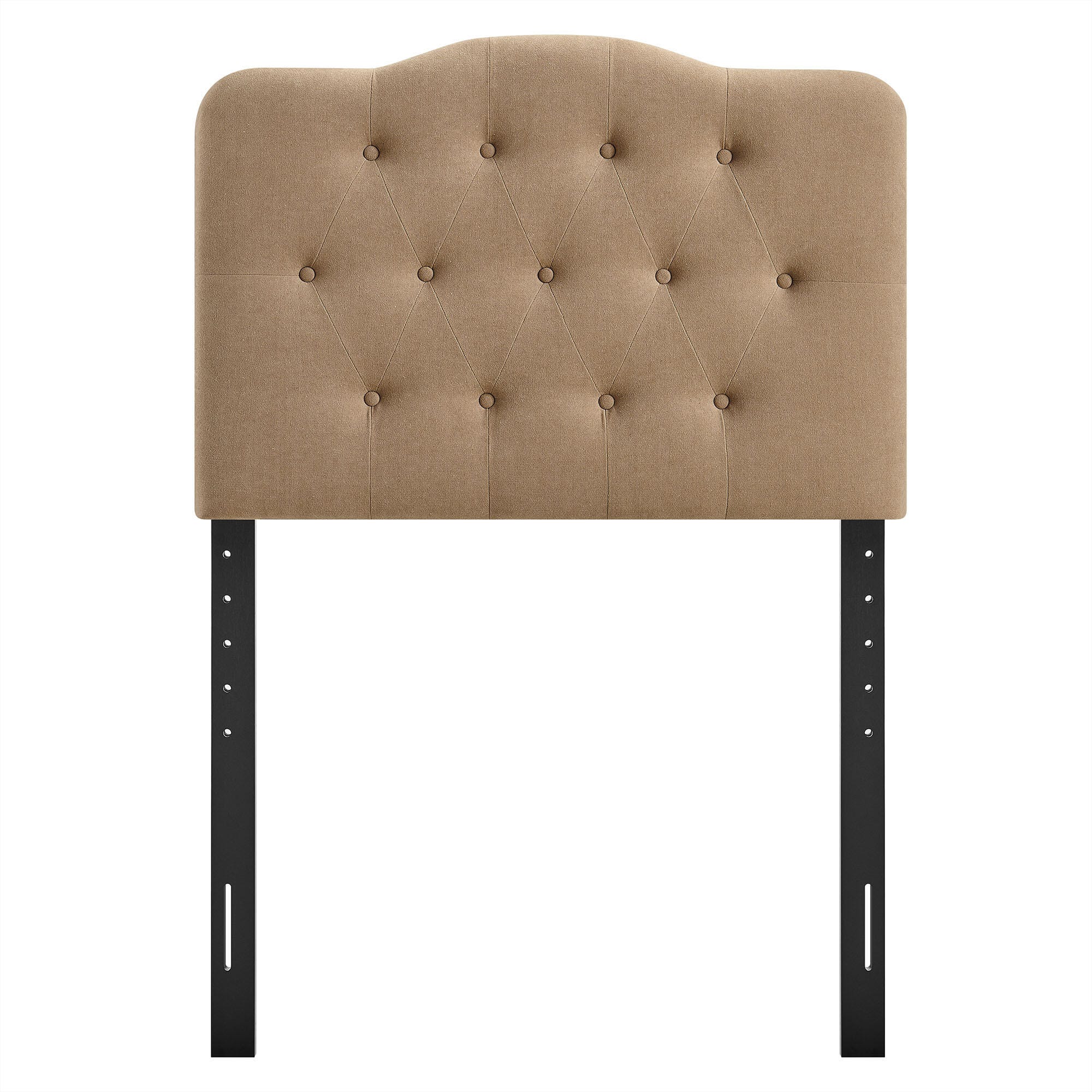 Modway Annabel Tufted Twin Headboard, Almond, large