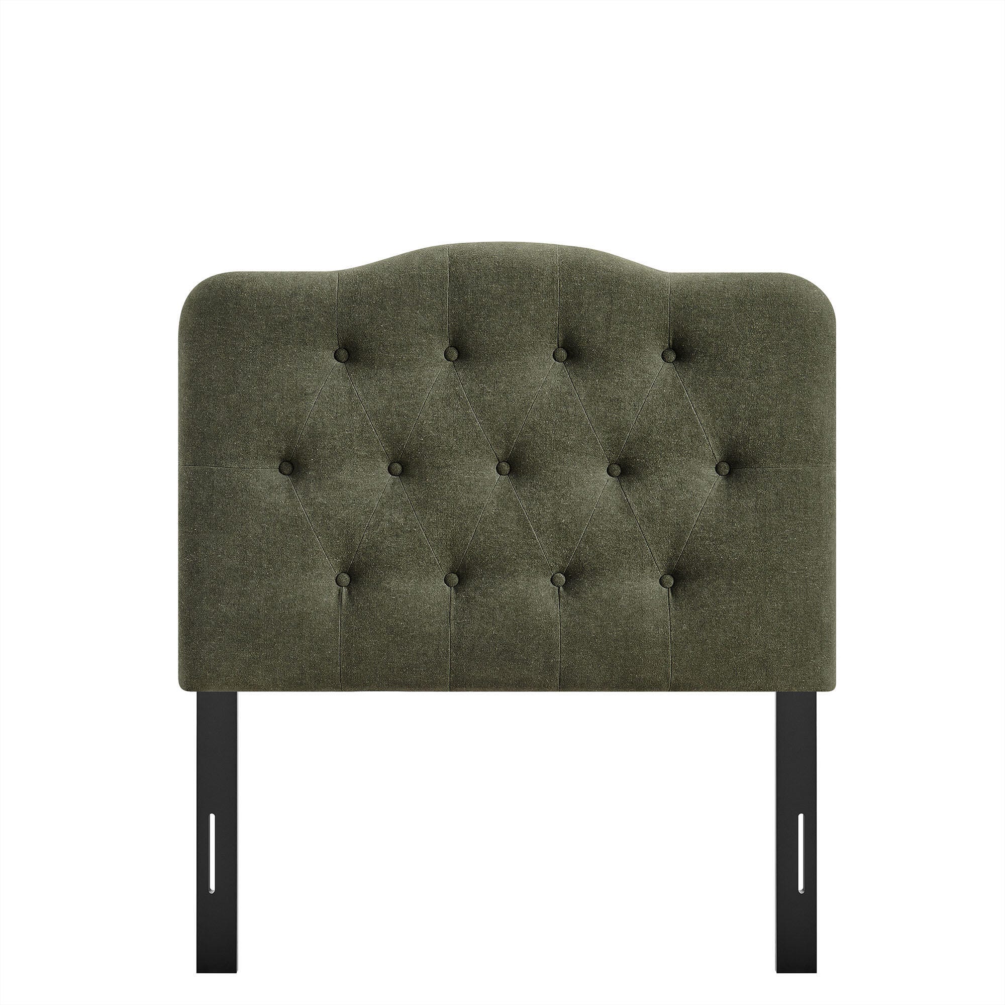Modway Annabel Tufted Twin Headboard, Sage, large