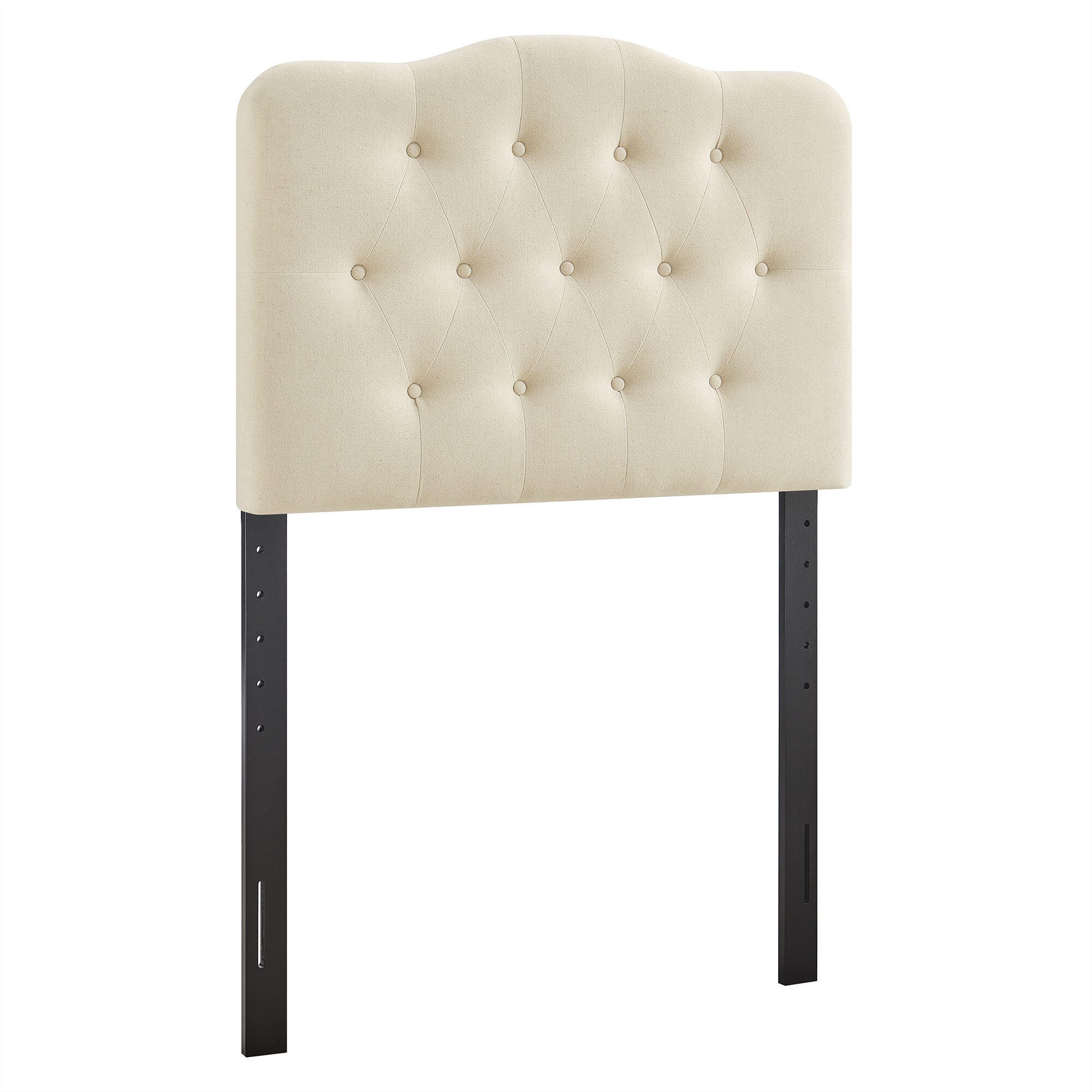 Modway Annabel Tufted Twin Headboard, Beige, large