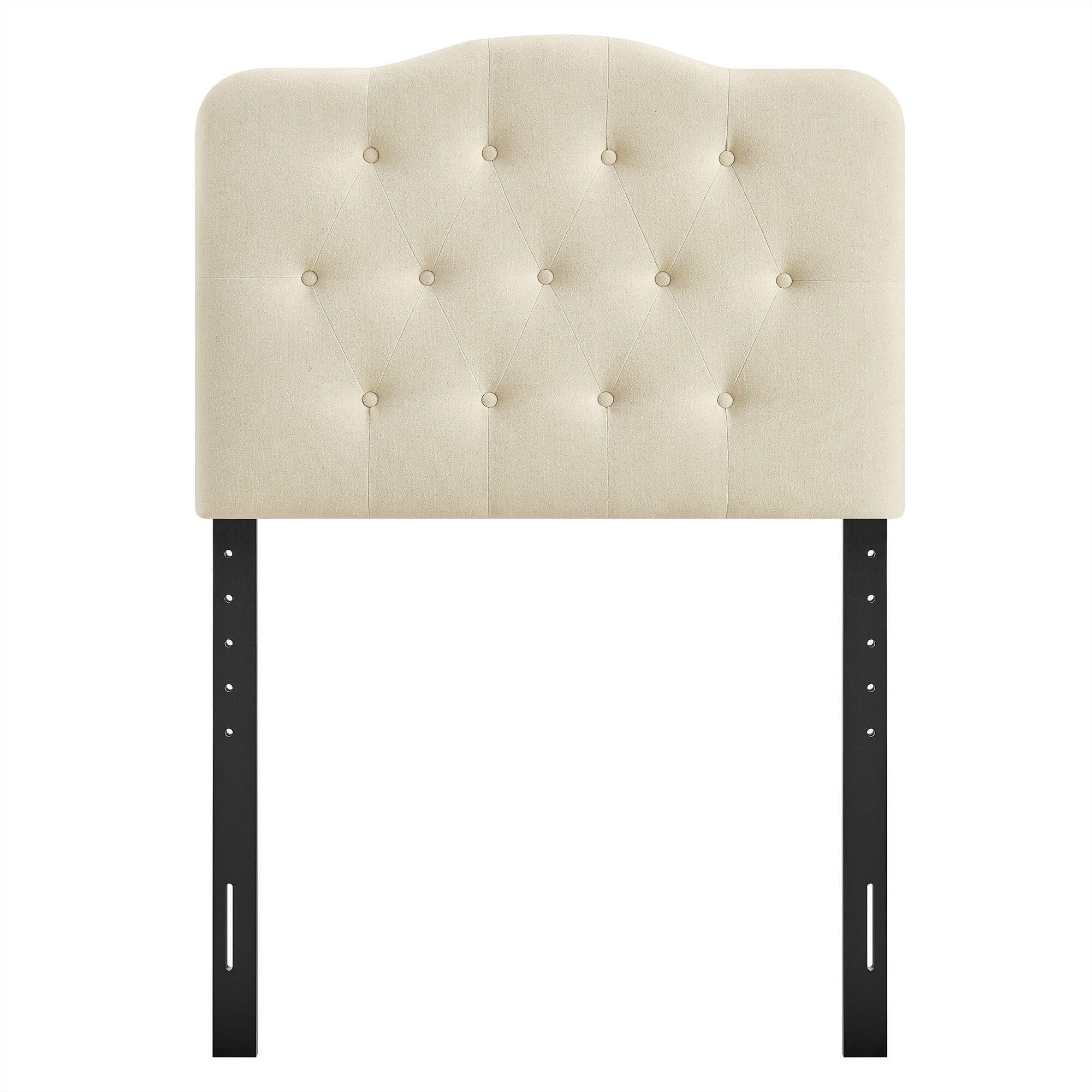 Modway Annabel Tufted Twin Headboard, Beige, large