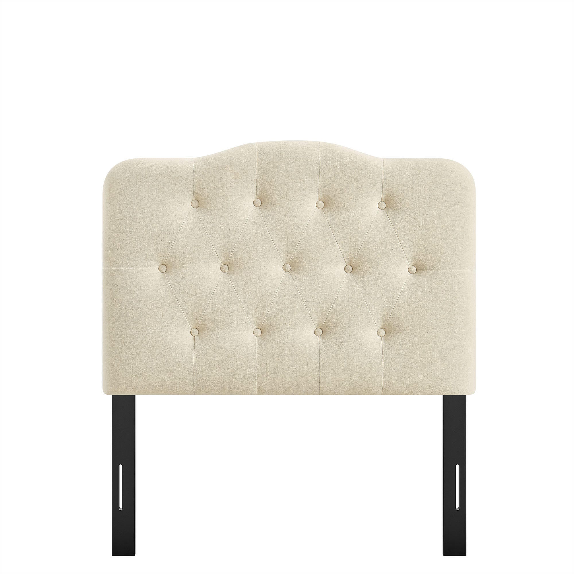 Modway Annabel Tufted Twin Headboard, Beige, large