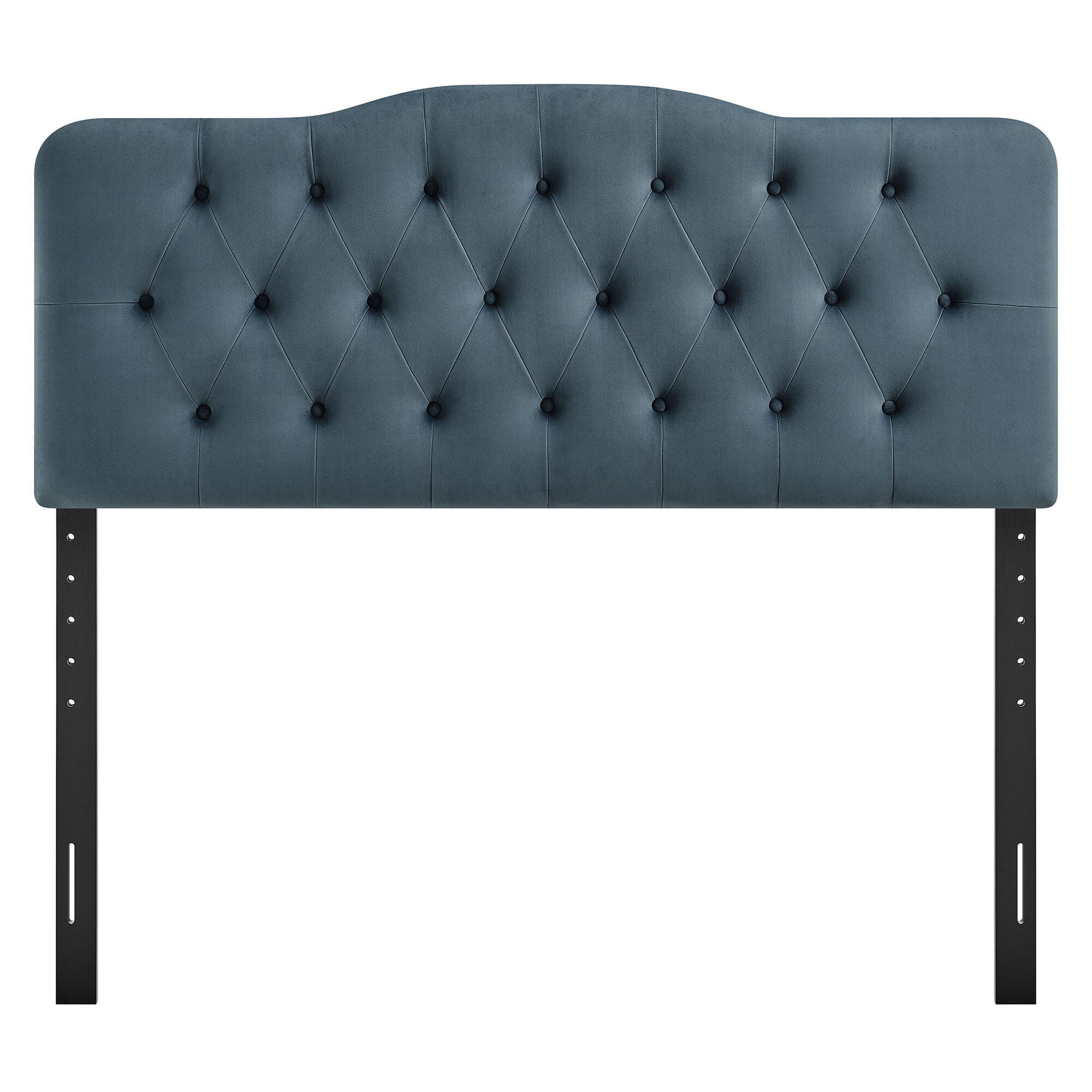 Modway Annabel Diamond Tufted King Headboard, Cadet Blue, large