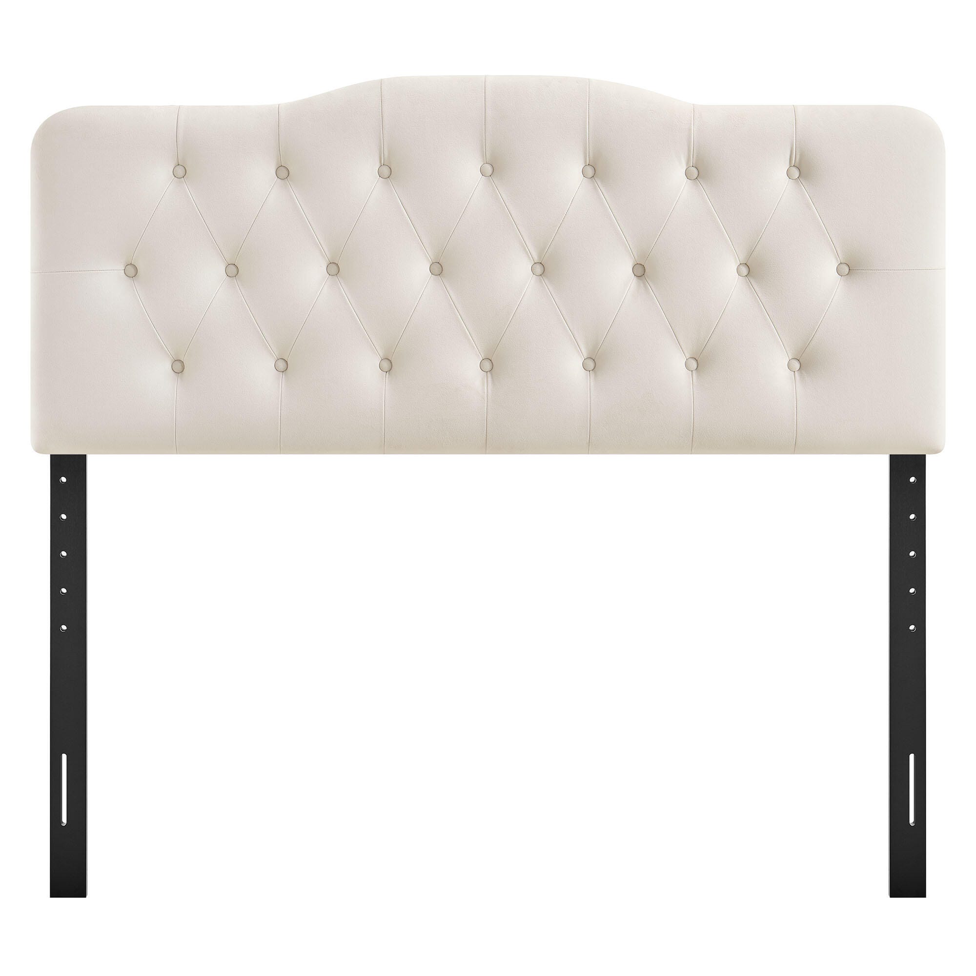 Modway Annabel Diamond Tufted King Headboard, Alabaster, large