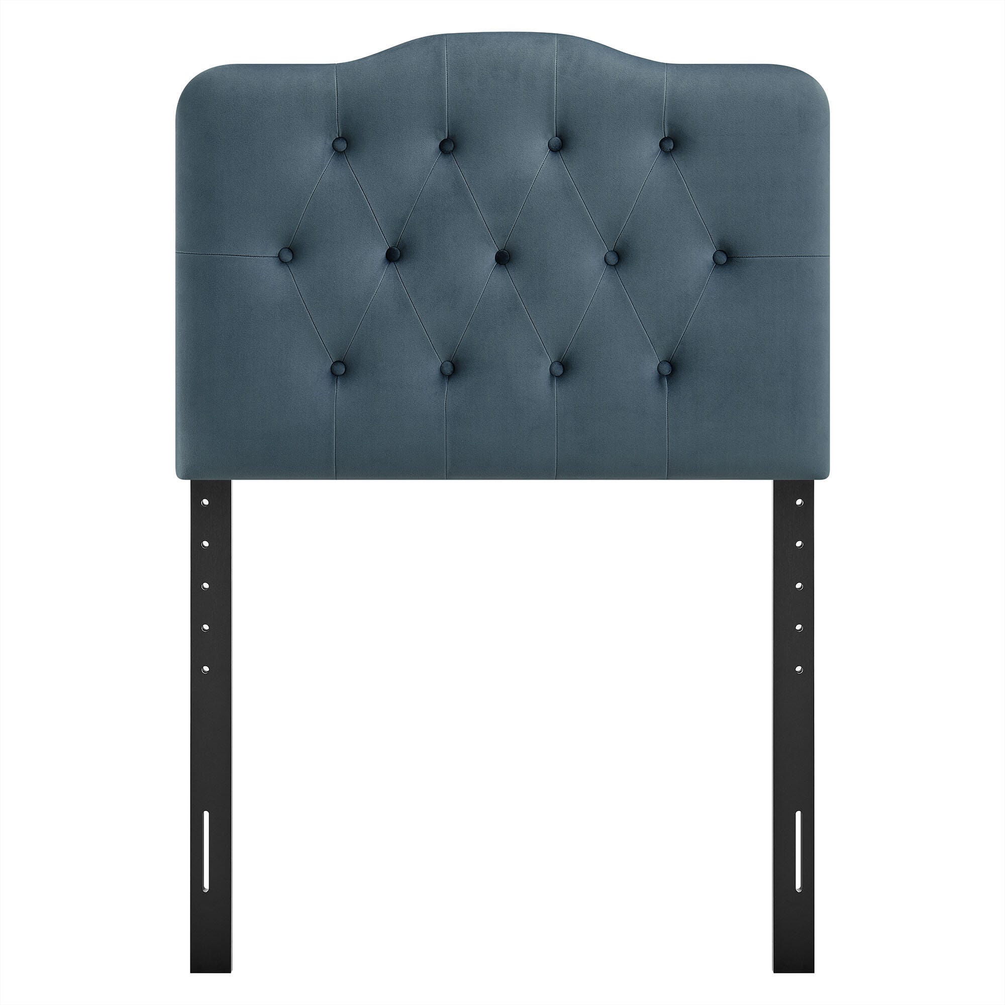 Modway Annabel Diamond Tufted Twin Headboard, Cadet Blue, large
