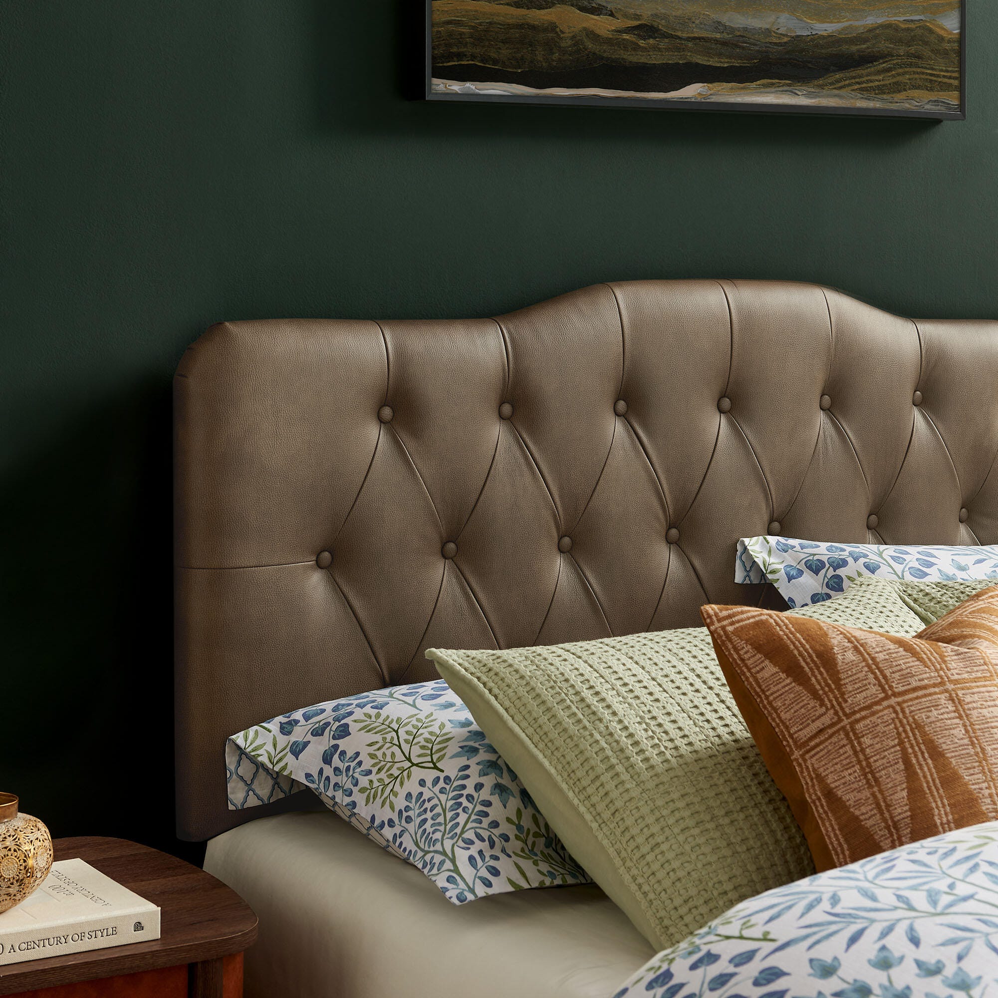 Modway Annabel Full Headboard, Mushroom Taupe, large