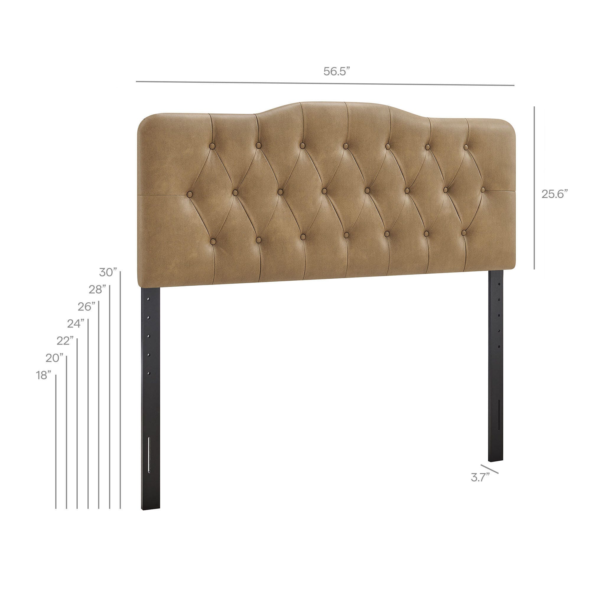 Modway Annabel Full Headboard, Toast, large