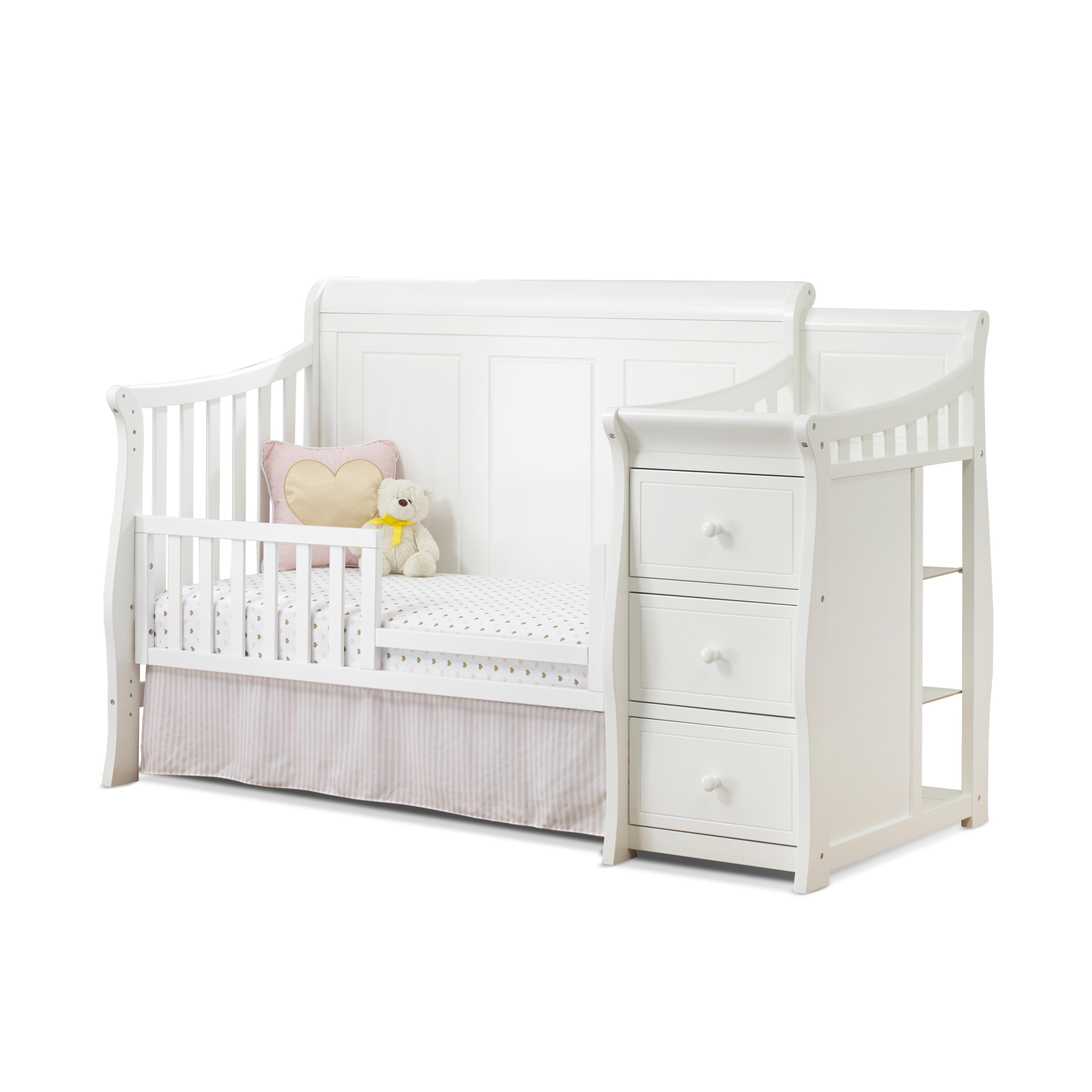 Sorelle Furniture 151 Toddler Guardrail, White, large