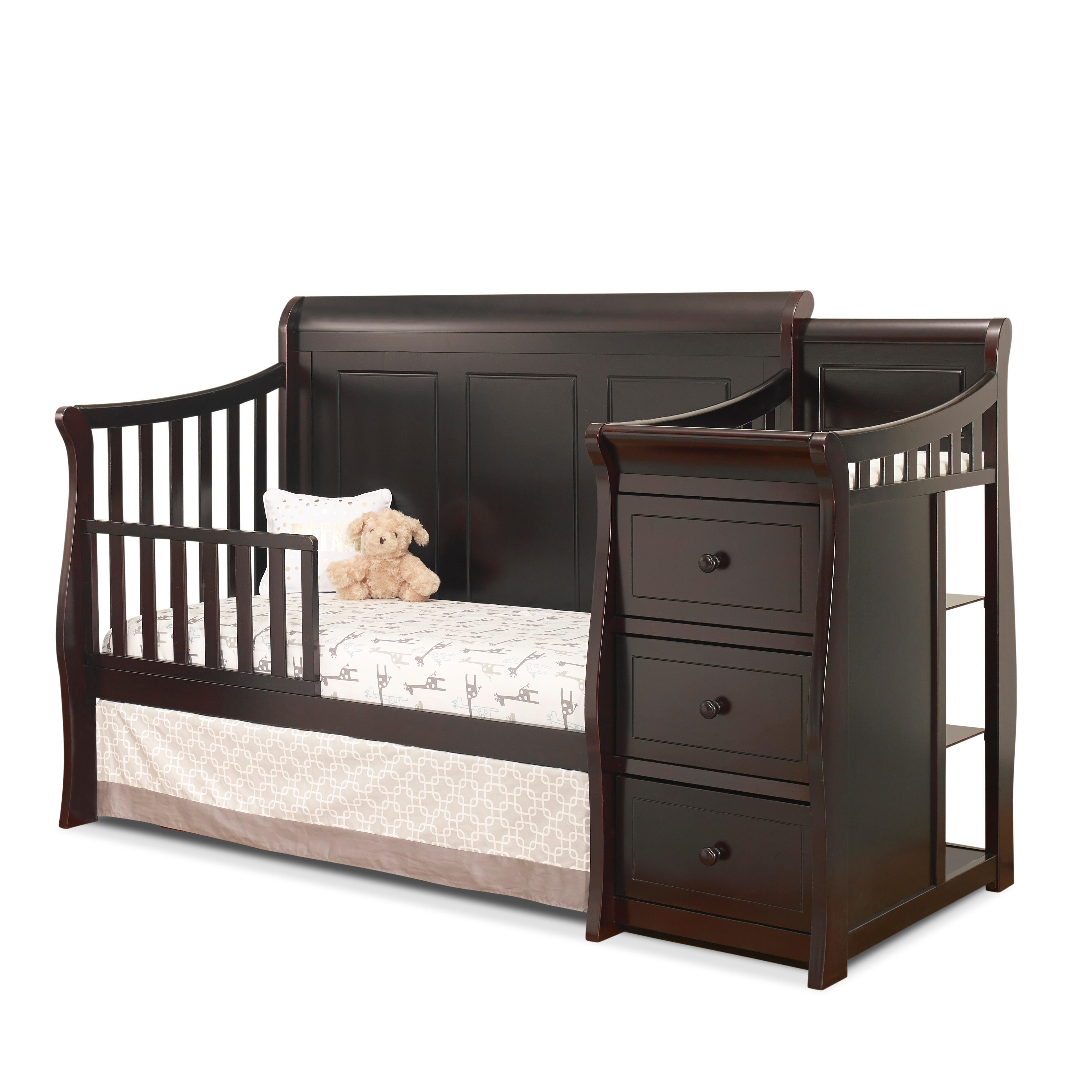 Sorelle Furniture 151 Toddler Guardrail, Espresso, large
