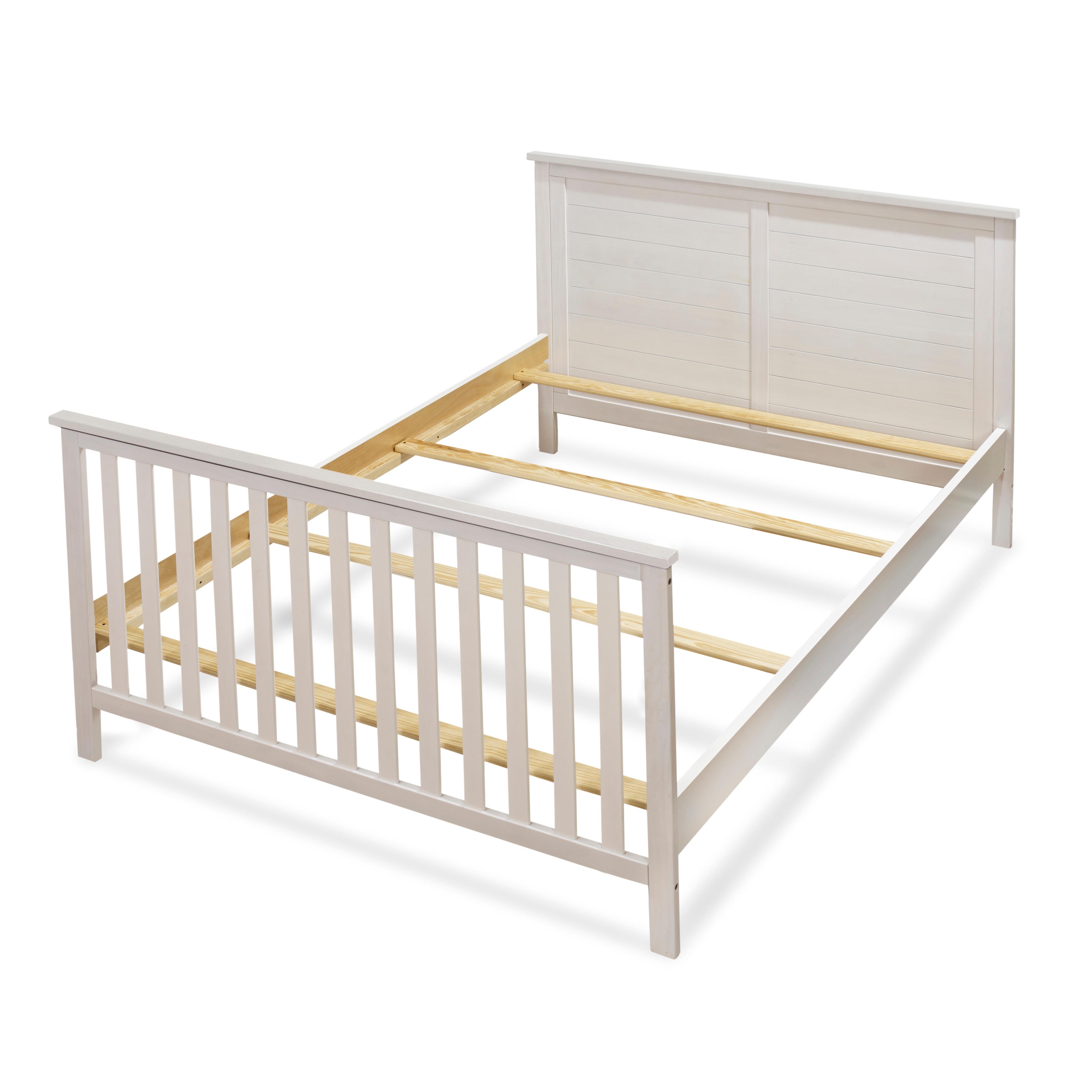 Sorelle Furniture Ashley 4-in-1 Convertible Crib, Weathered White, large