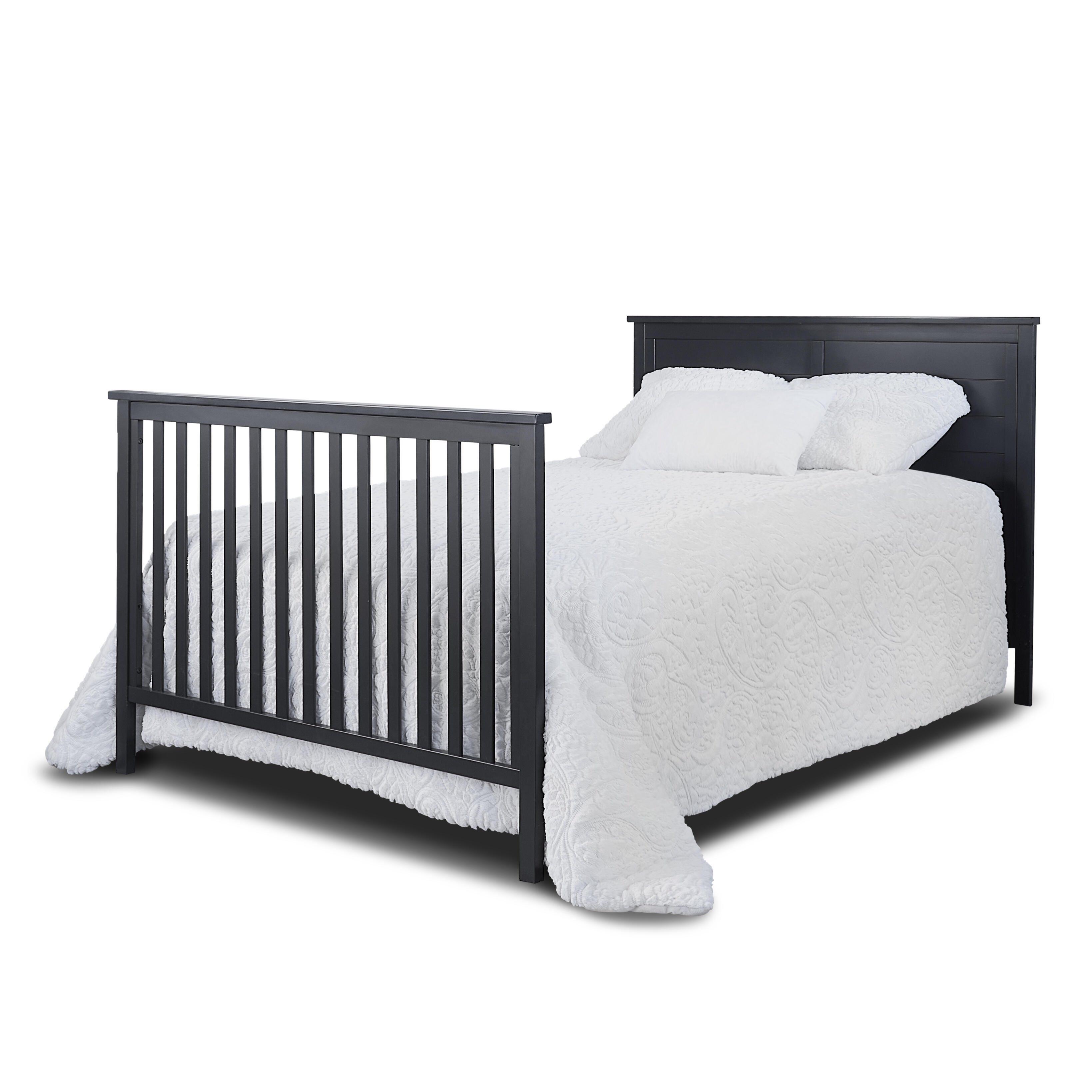Sorelle Furniture Ashley 4-in-1 Convertible Crib, Midnight, large