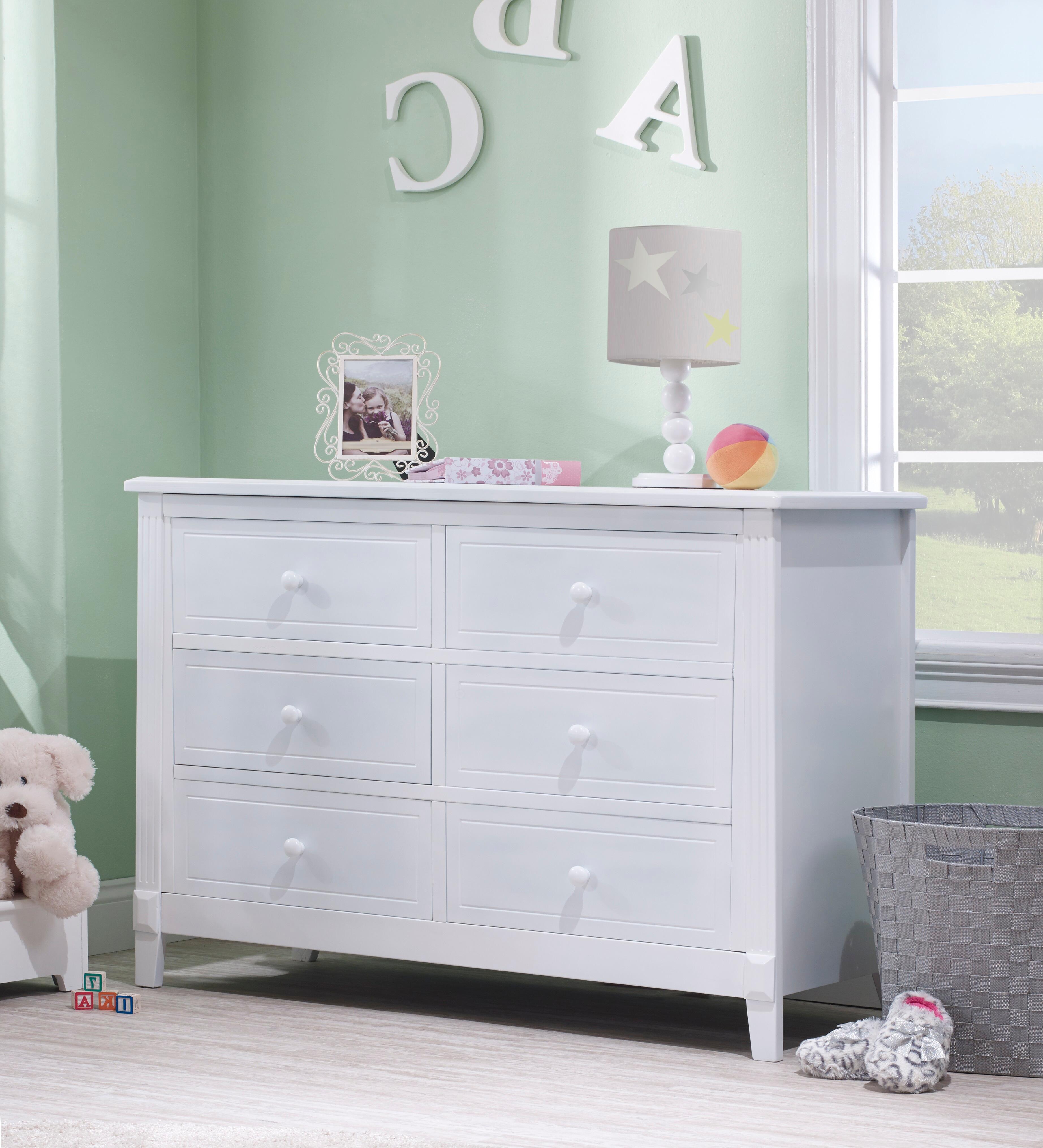 Sorelle Furniture Berkley 6 Drawer Dresser