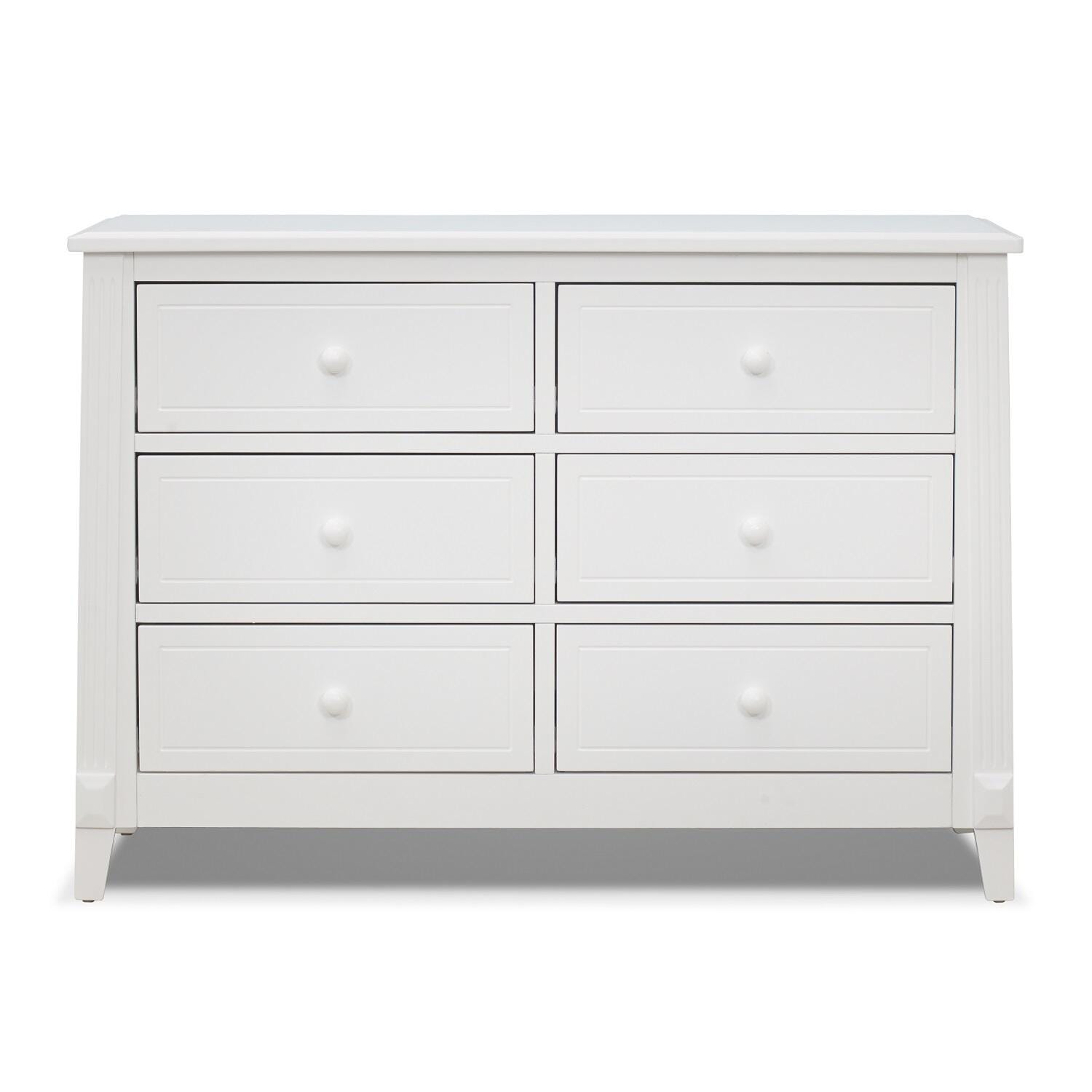 Sorelle Furniture Berkley 6 Drawer Dresser, White, large