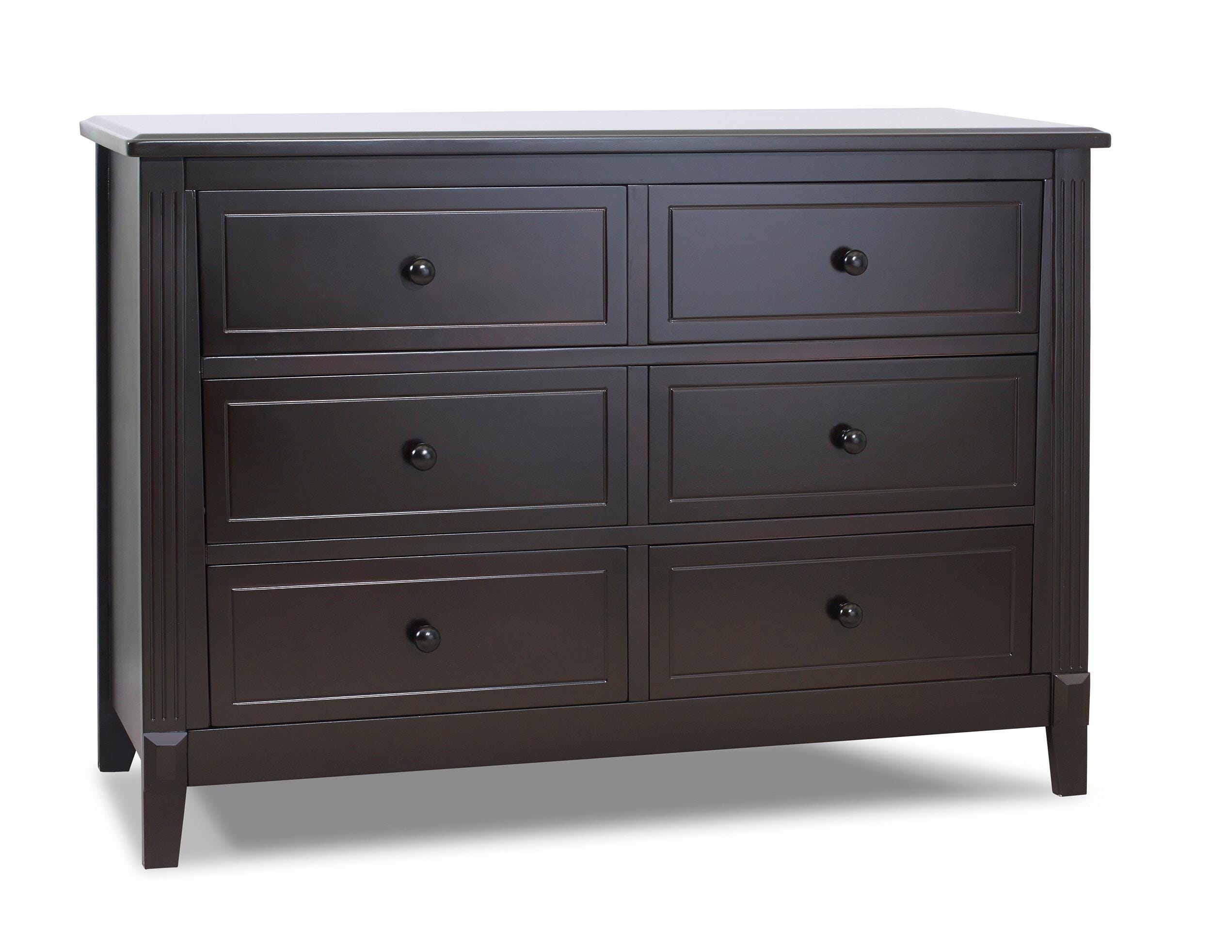 Sorelle Furniture Berkley 6 Drawer Dresser, Espresso, large