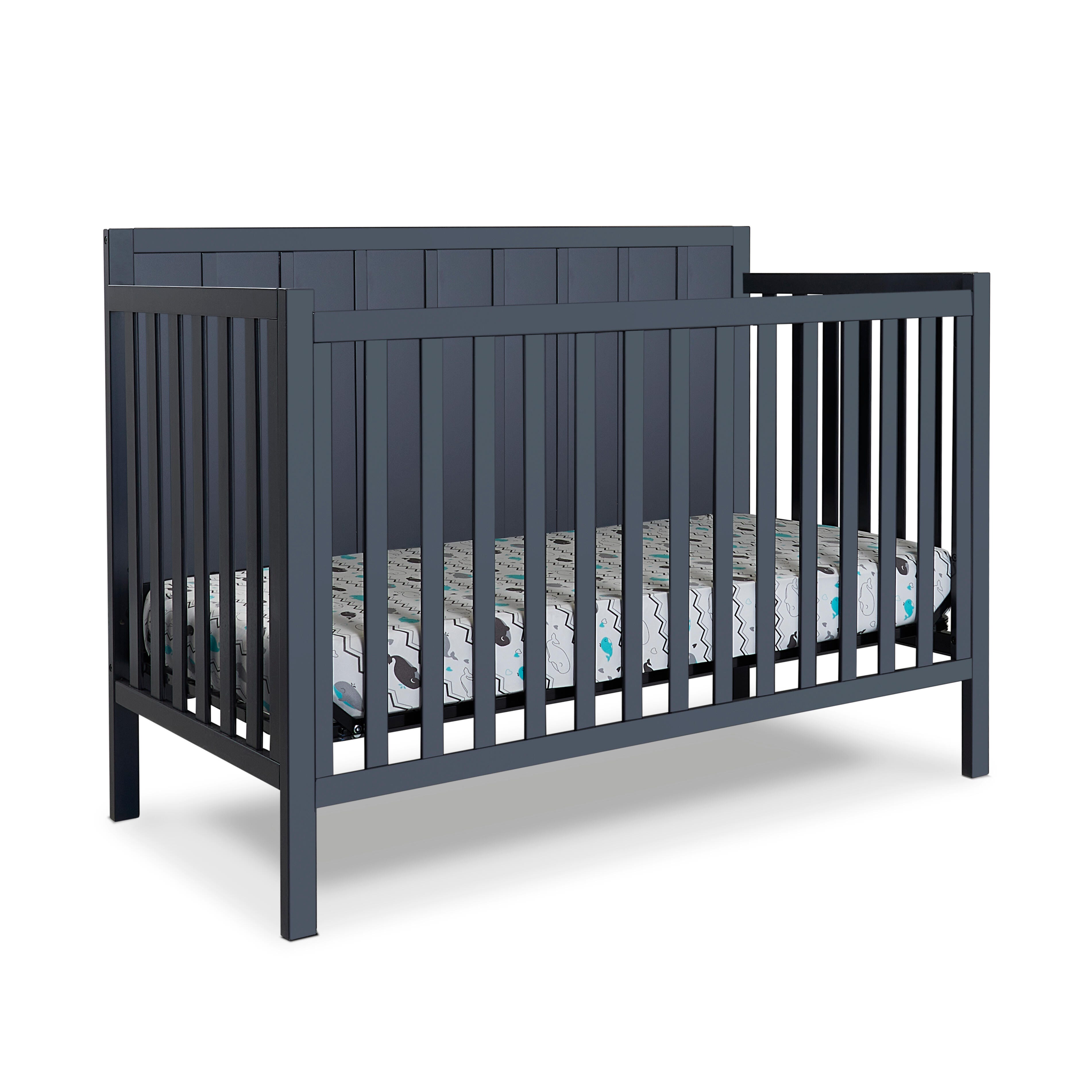 Sorelle Furniture Essex 4-in-1 Convertible Crib, Midnight, large
