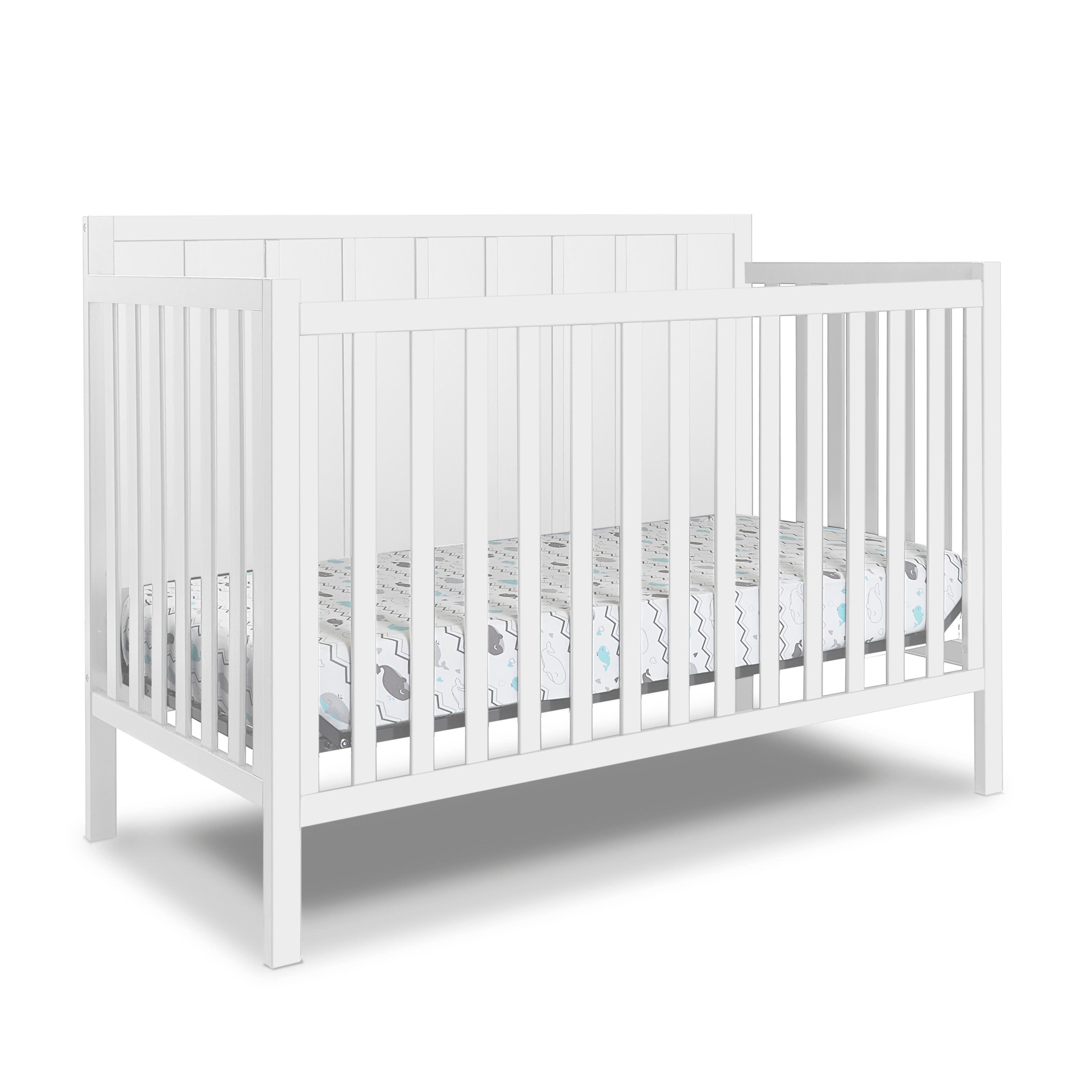 Sorelle Furniture Essex 4-in-1 Convertible Crib, White, large