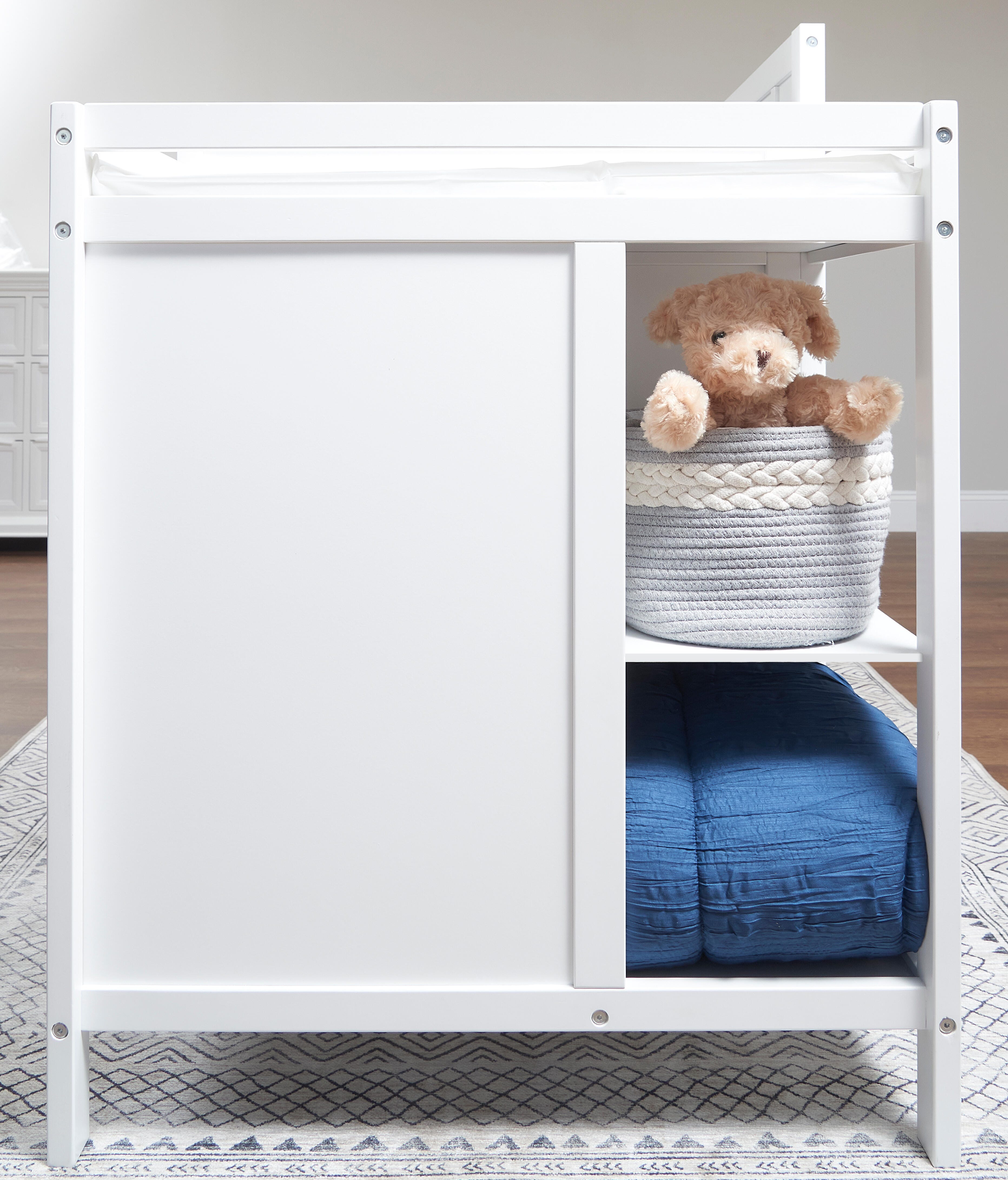 Sorelle Furniture Essex Crib and Changer, White, large