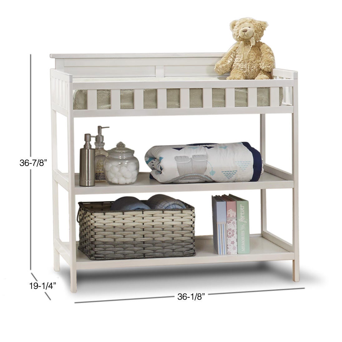 Sorelle Furniture Farmhouse Classic Changing Table, , large