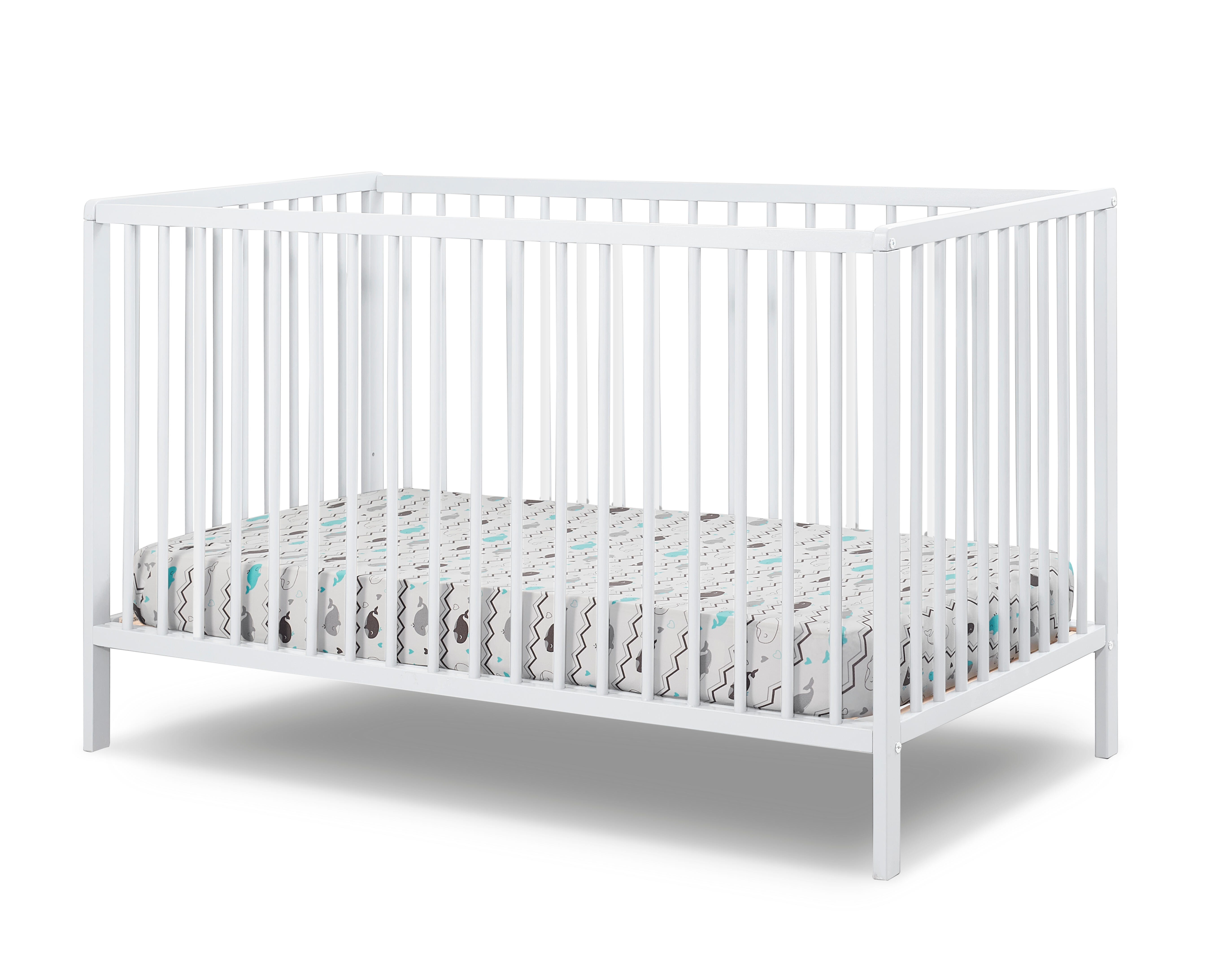 Sorelle Furniture Happy Crib, White, large