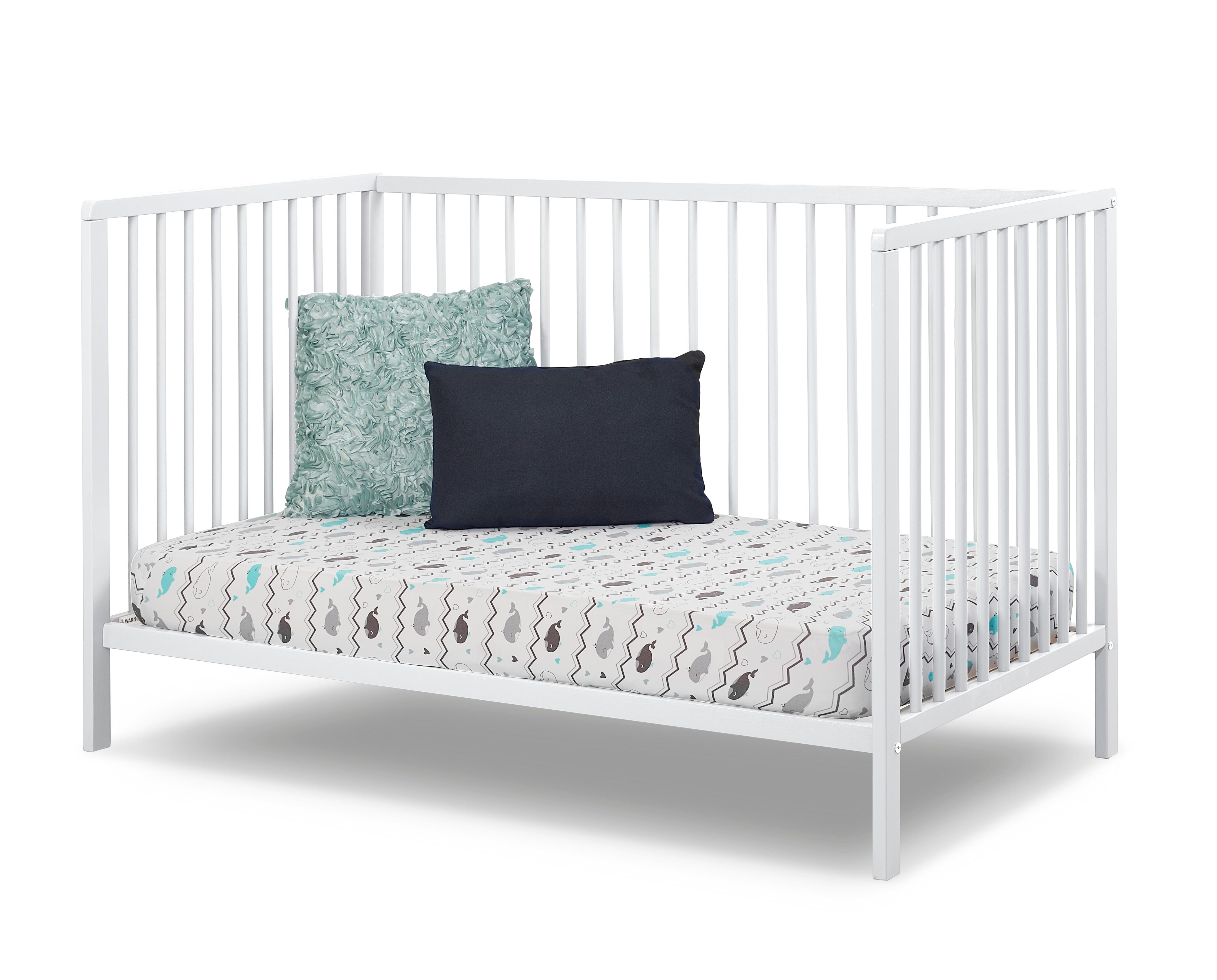Sorelle Furniture Happy Crib, White, large