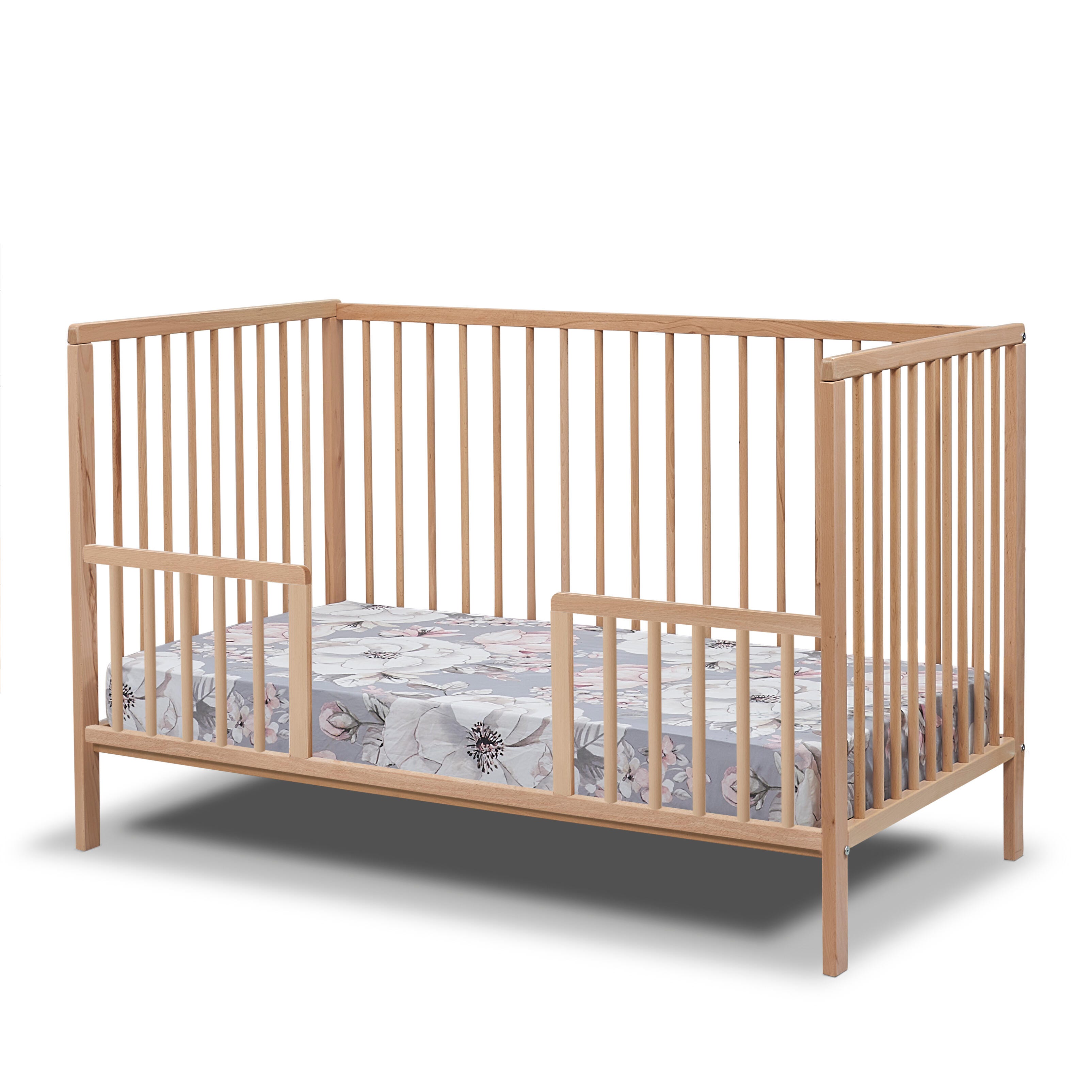 Sorelle Furniture Happy Crib, Natural Wood, large