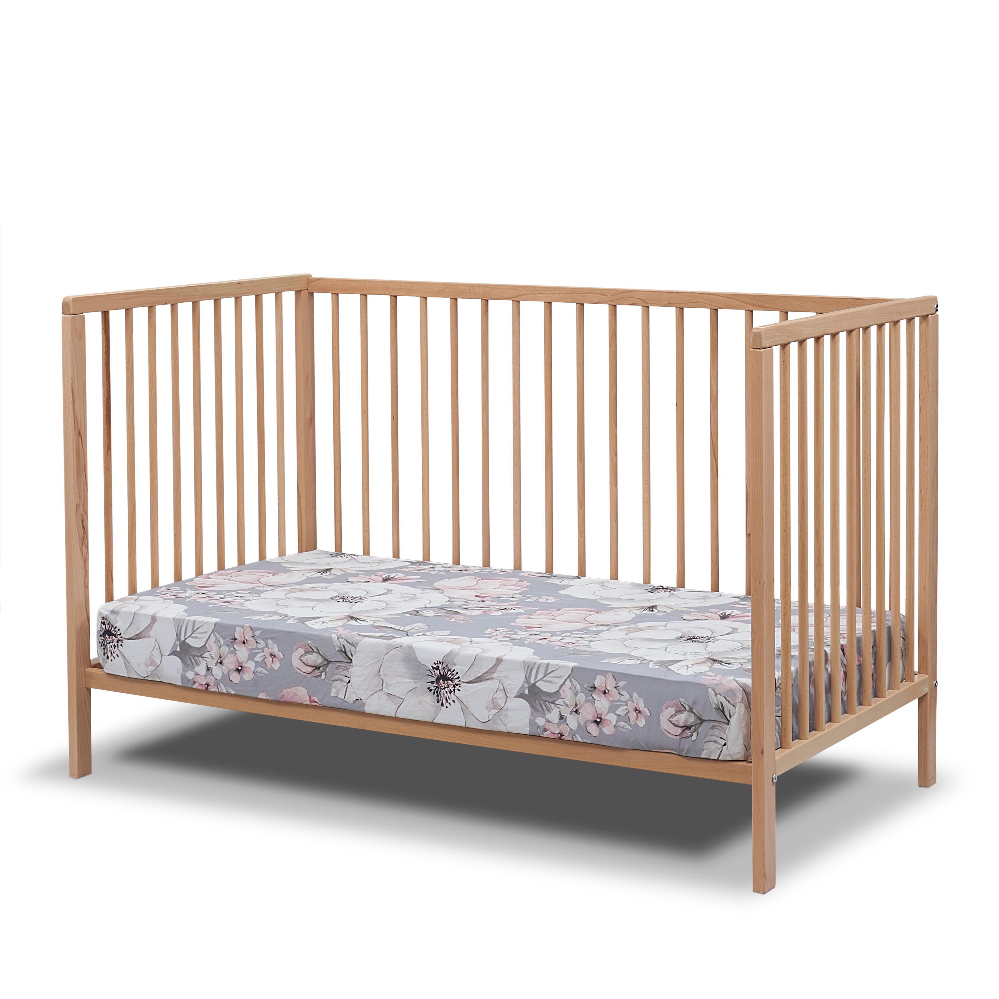 Sorelle Furniture Happy Crib, Natural Wood, large