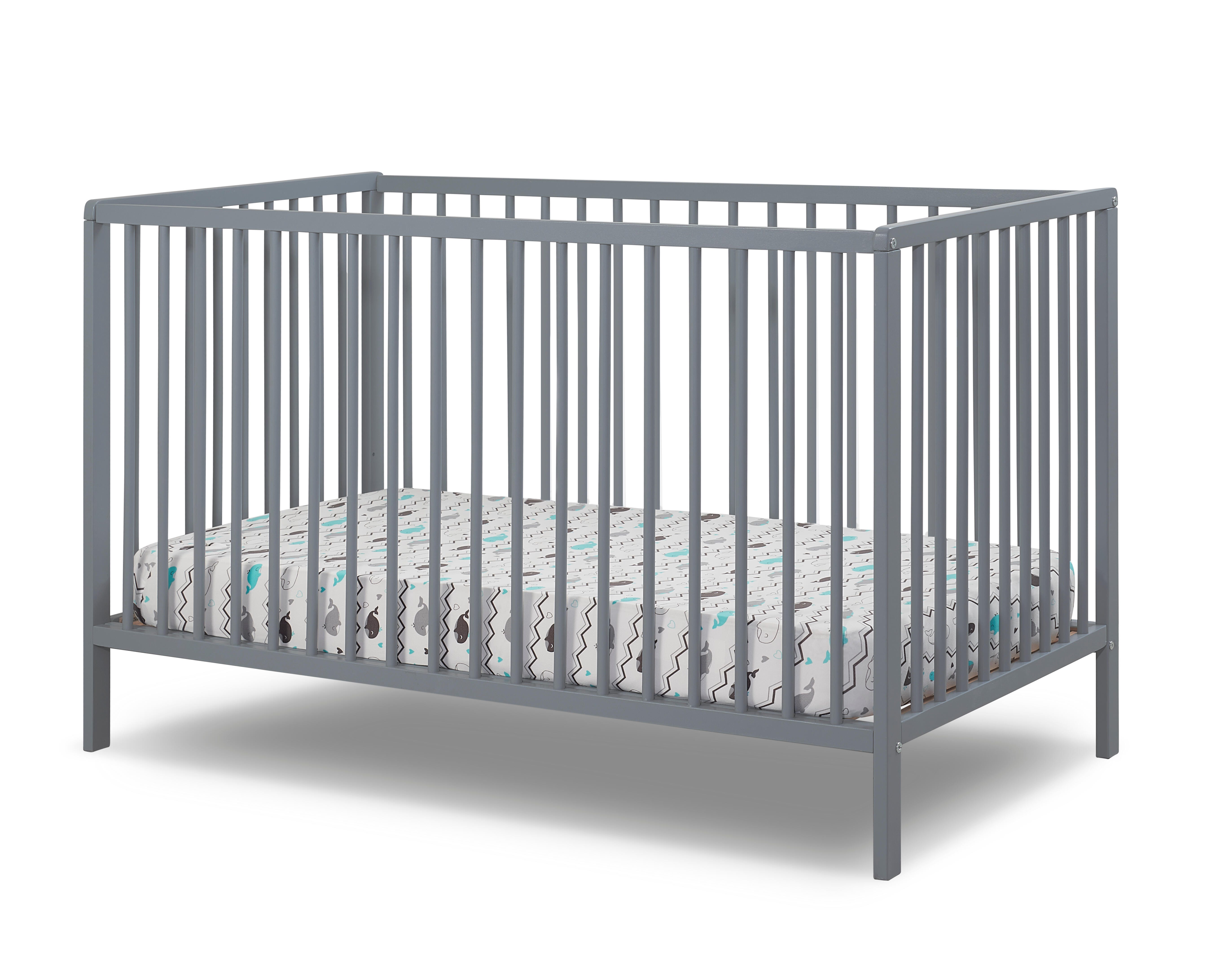 Sorelle Furniture Happy Crib, Gray, large