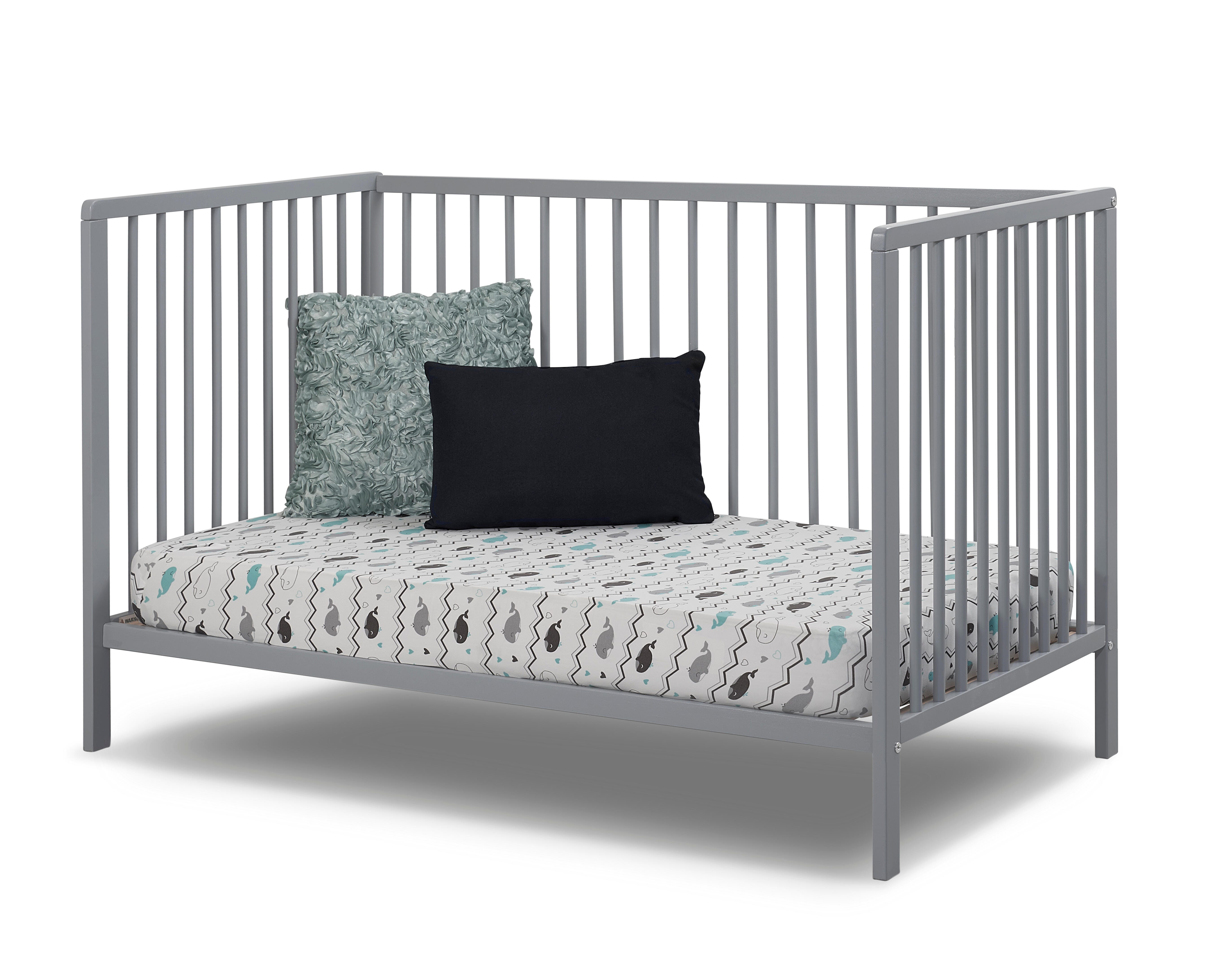 Sorelle Furniture Happy Crib, Gray, large