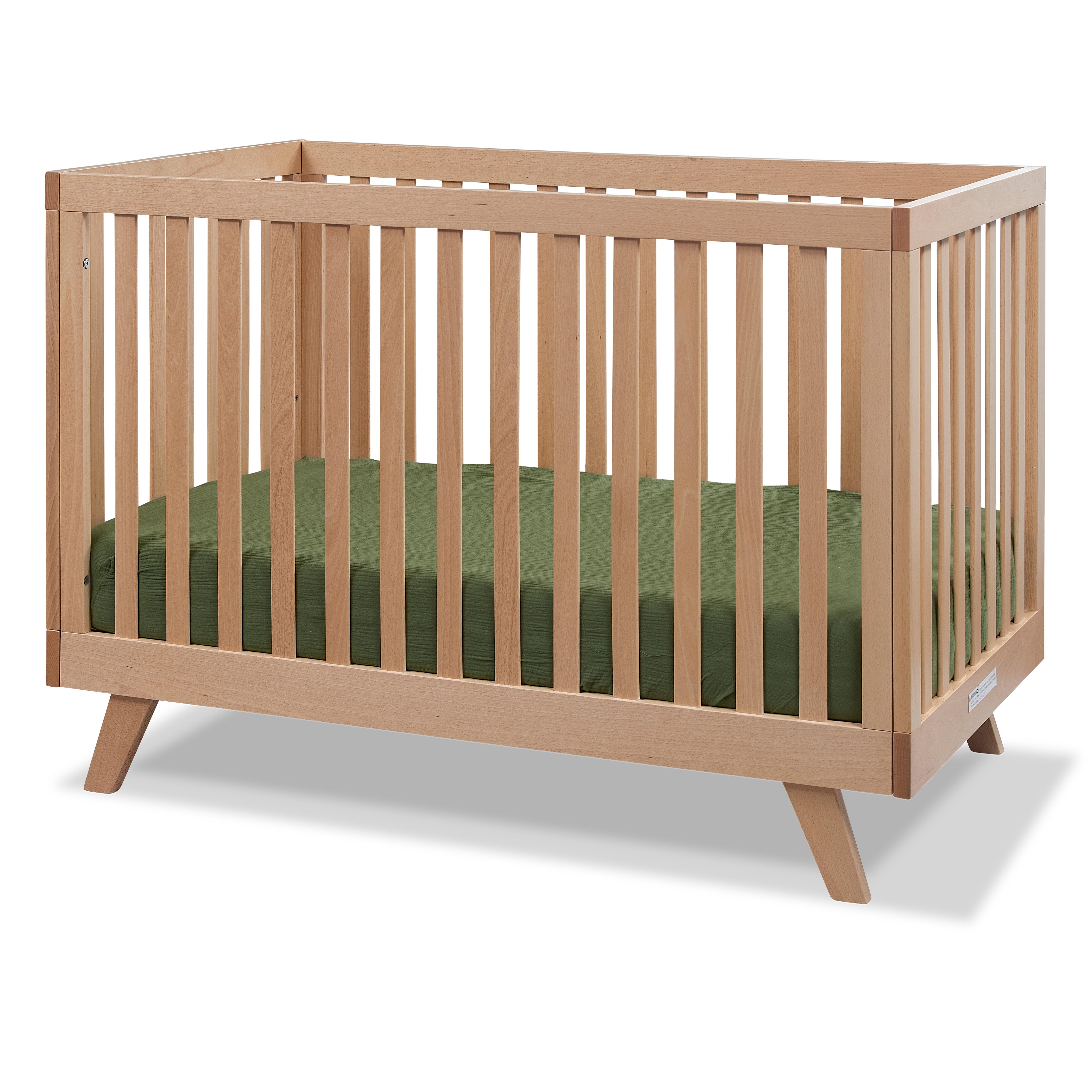 Sorelle Furniture Luce Crib, Natural Wood, large