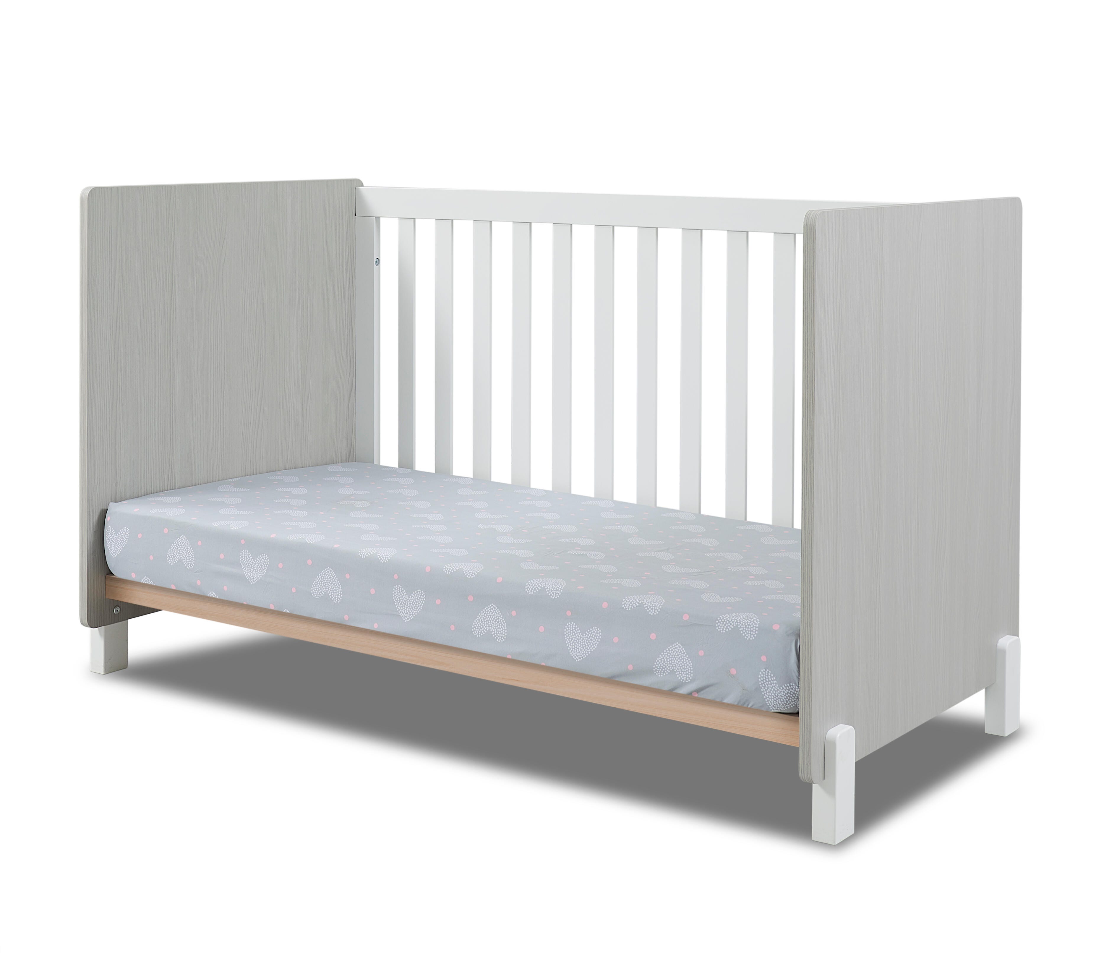 Sorelle Furniture Pannello Crib, Grigio/White, large