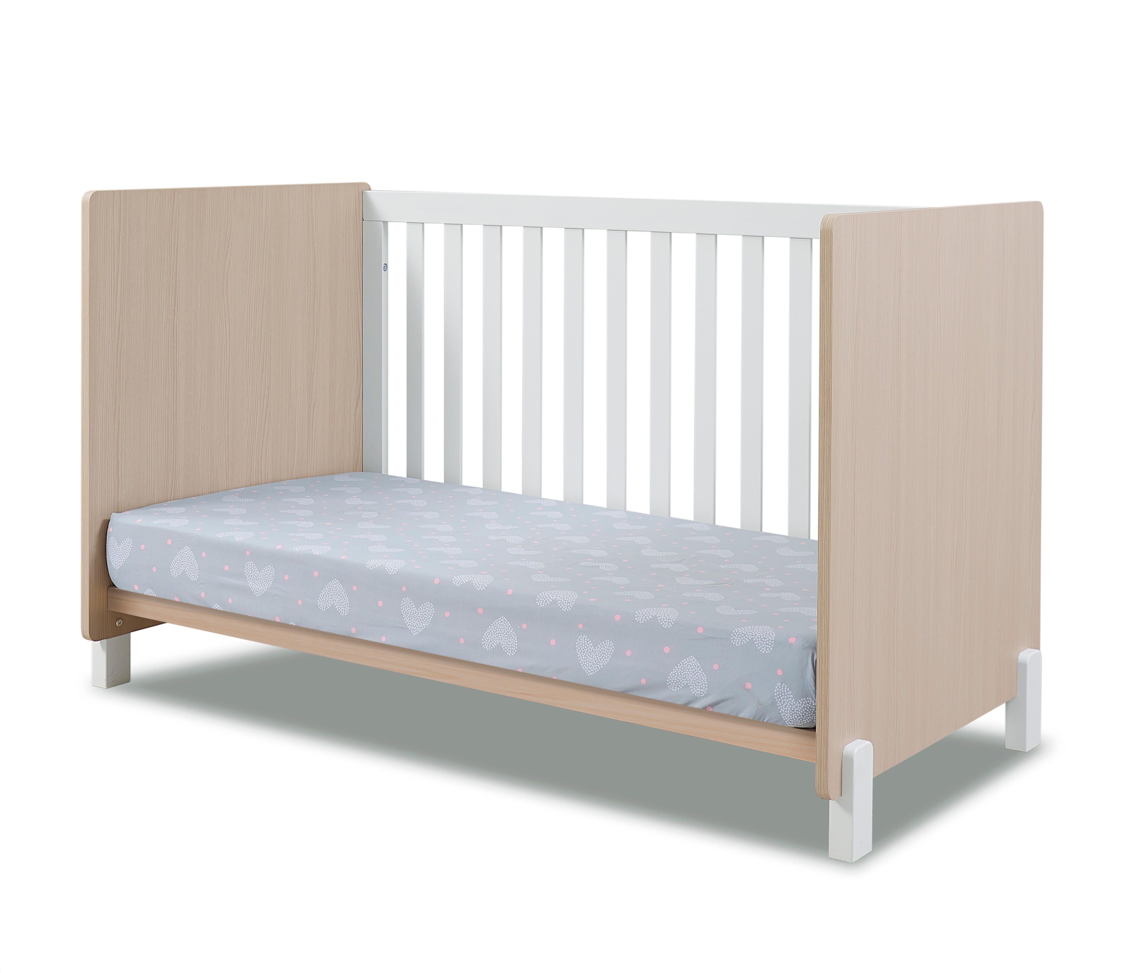 Sorelle Furniture Pannello Crib, Nebbia/White, large