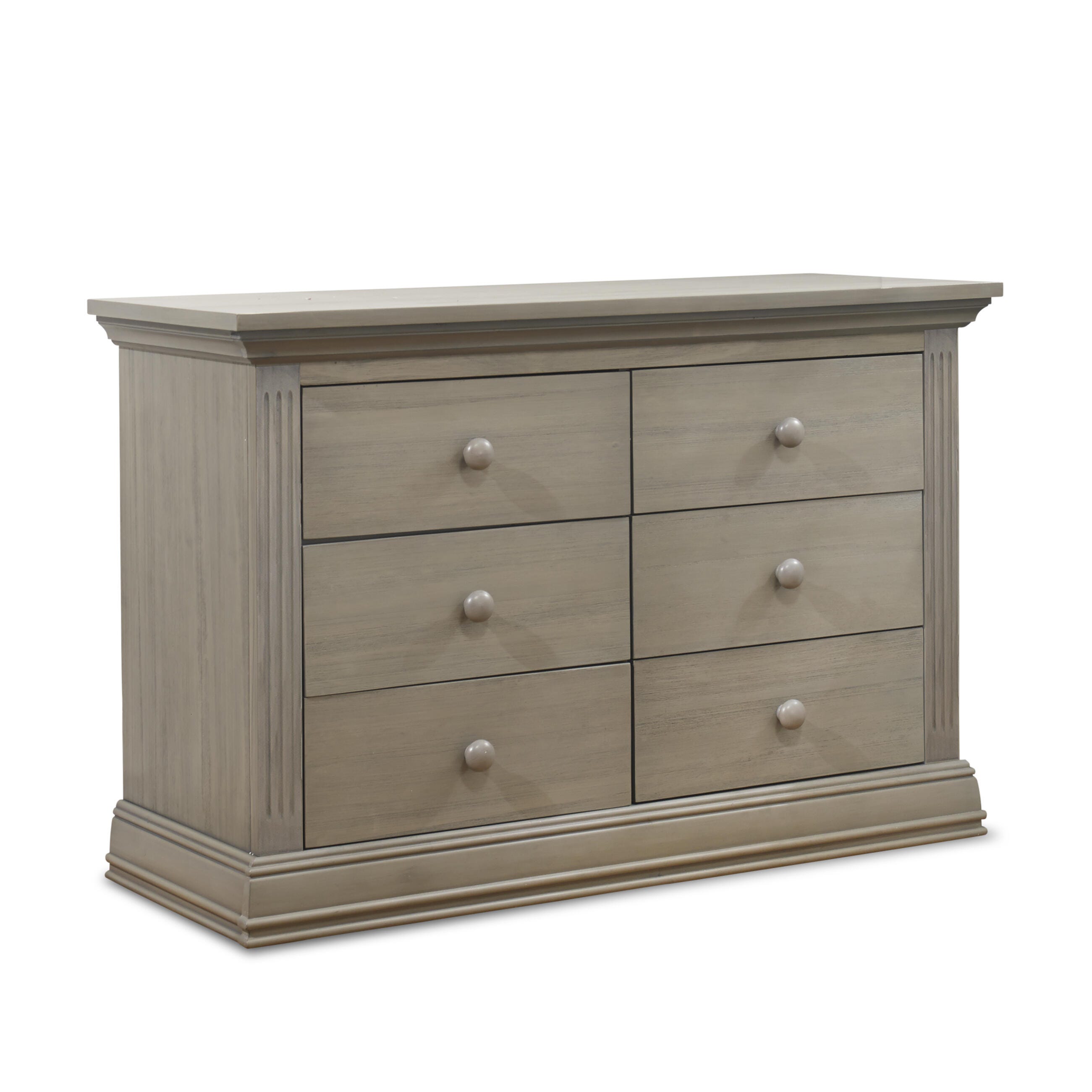 Sorelle Furniture Paxton 6 Drawer Dresser, Heritage Gray, large