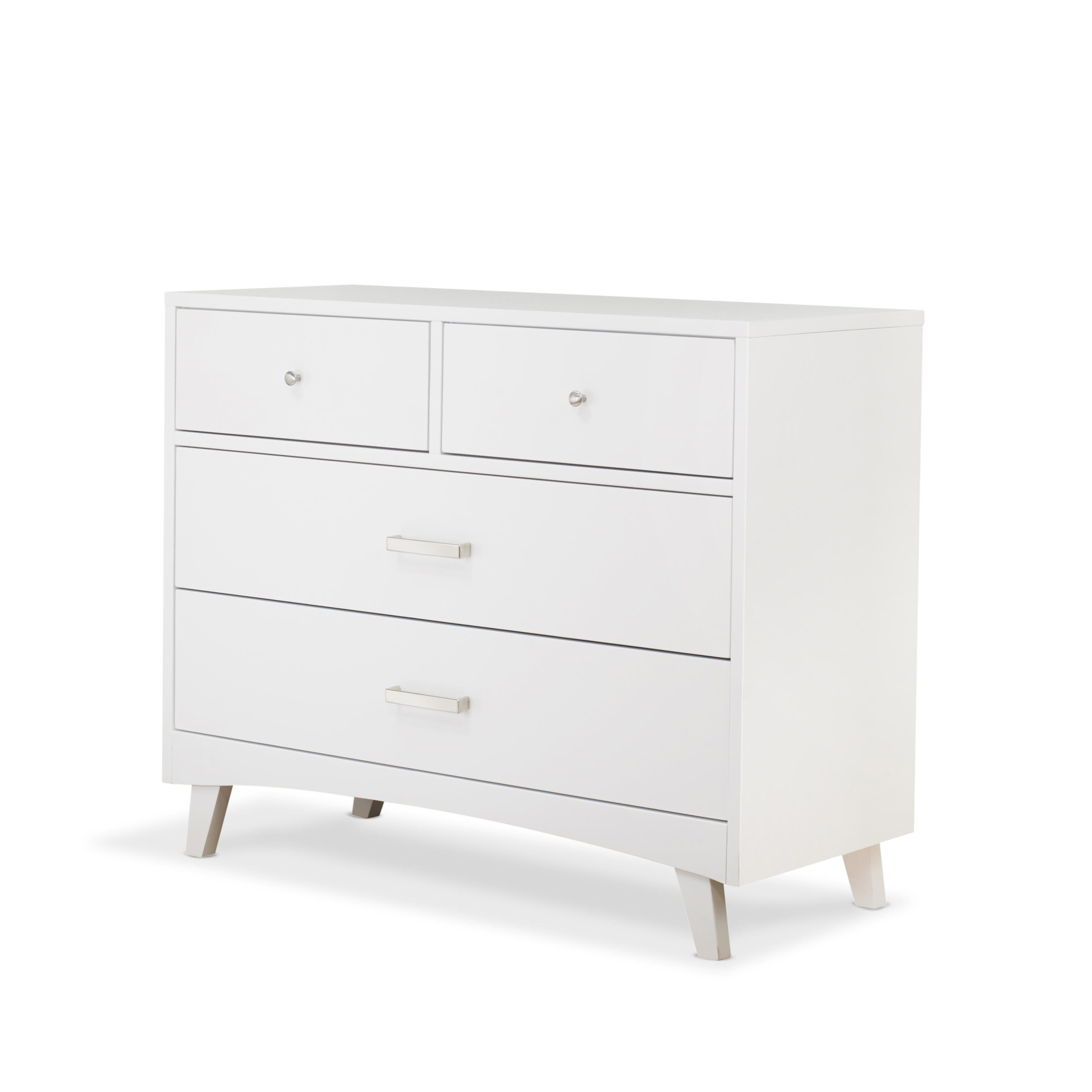 Sorelle Furniture Soho 4 Drawer Dresser, White, large