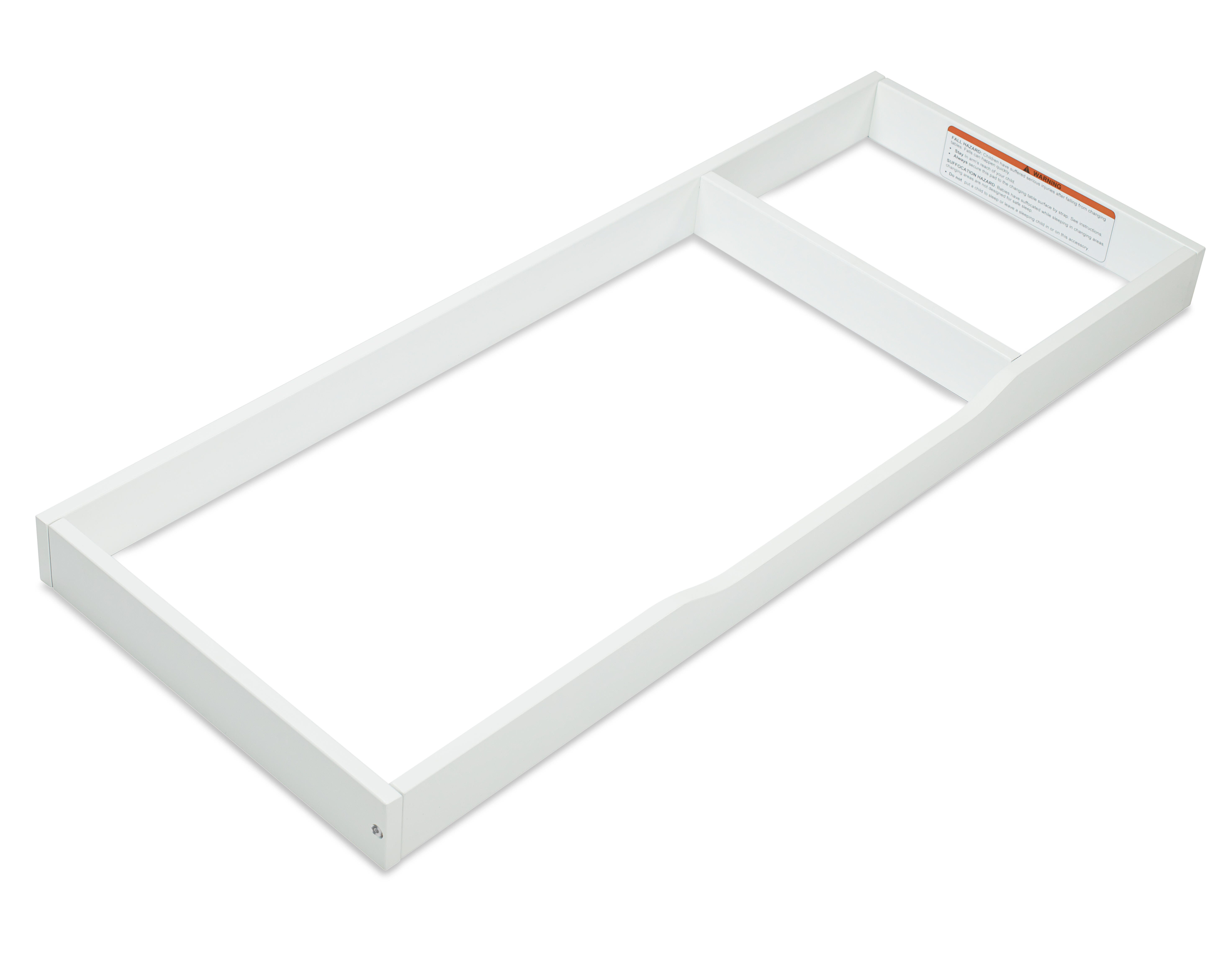 Sorelle Furniture Solid Double Changing Topper, White, large