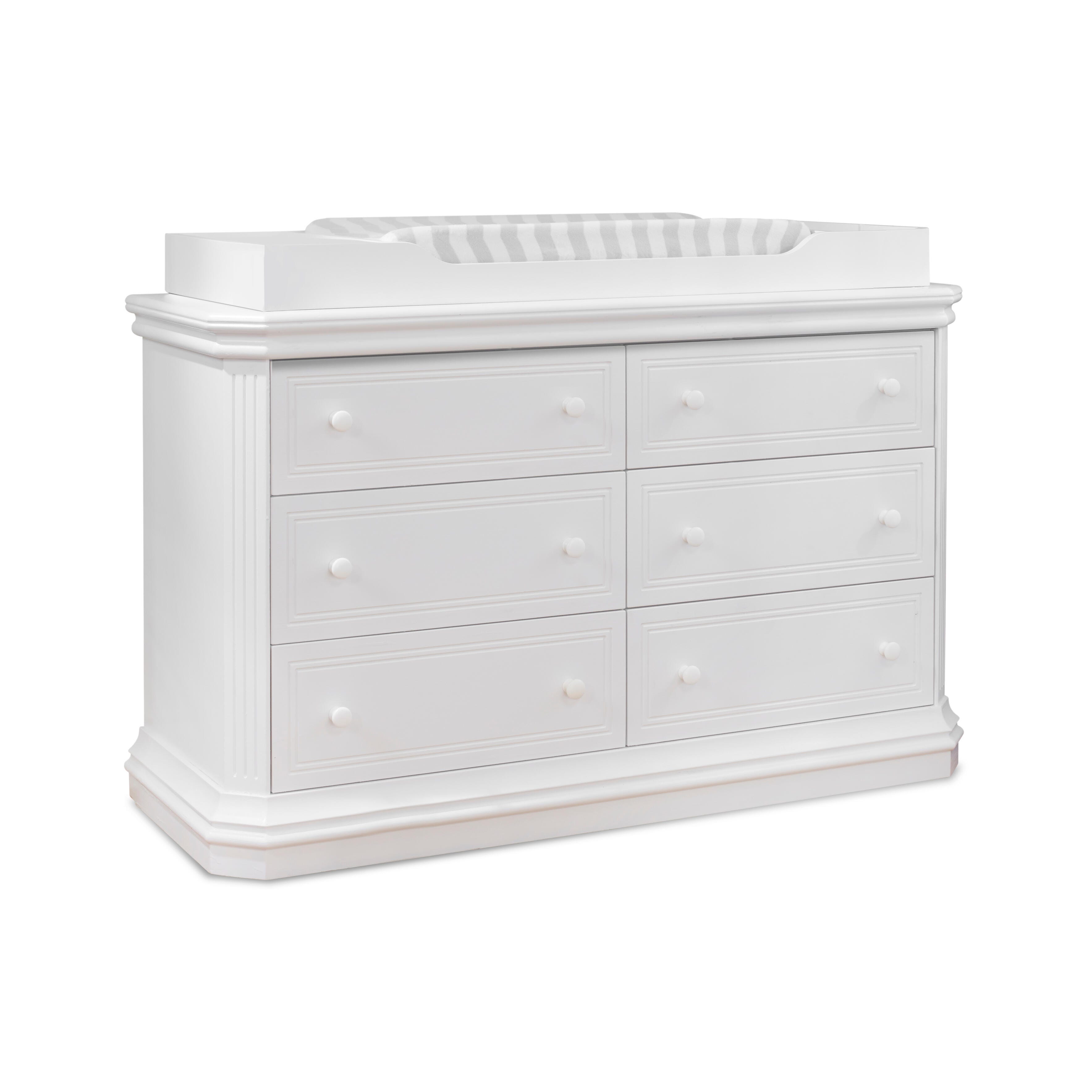 Sorelle Furniture Solid Double Changing Topper, White, large