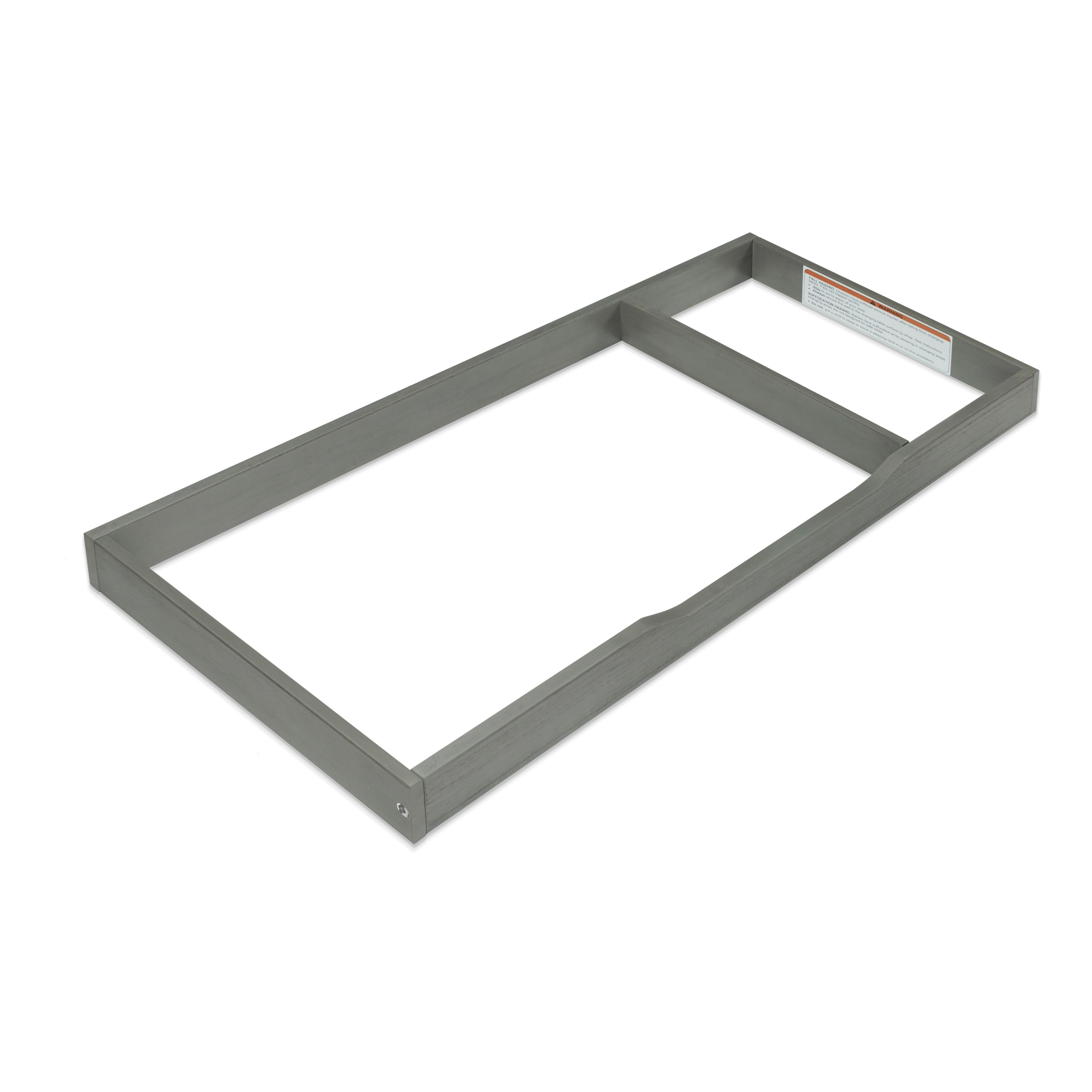 Sorelle Furniture Solid Double Changing Topper, Heritage Gray, large